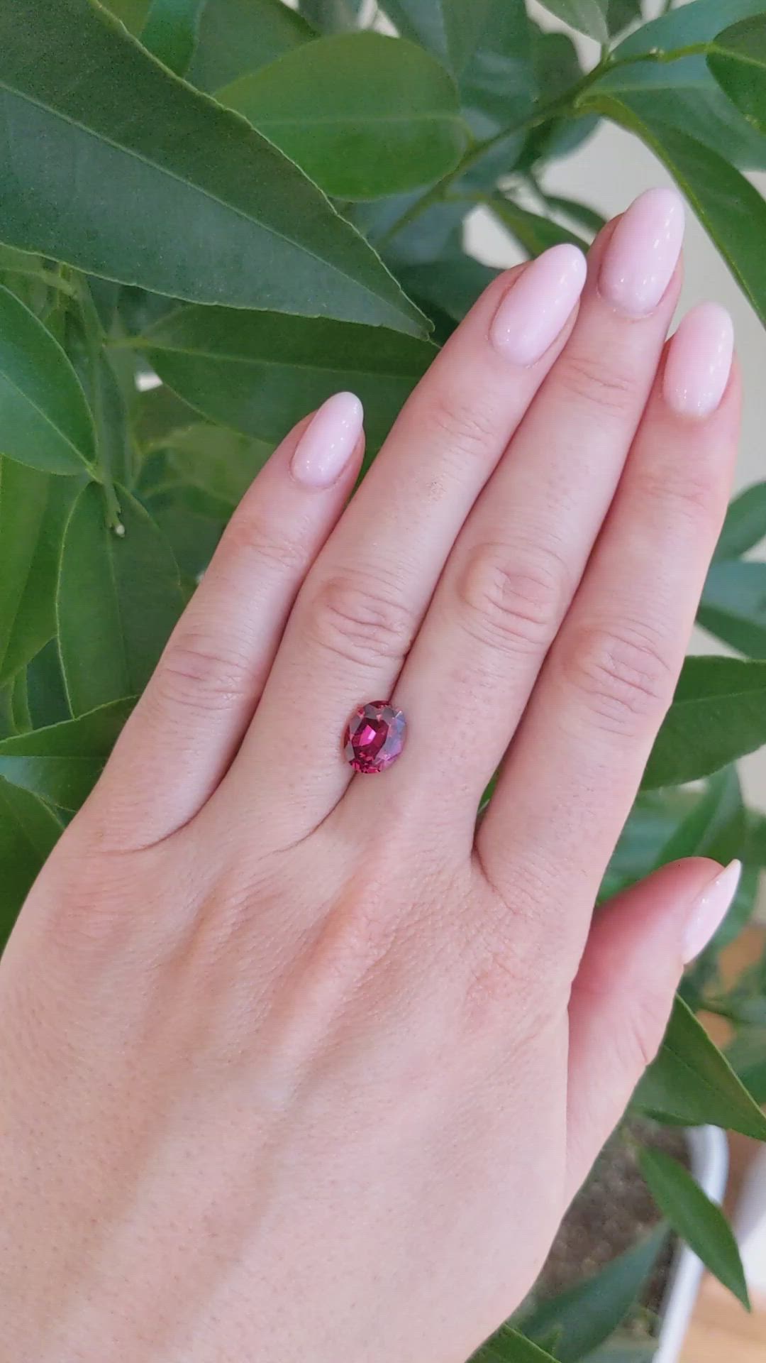 2.18 Ct. Spinel from Ceylon (Sri Lanka) Size Video