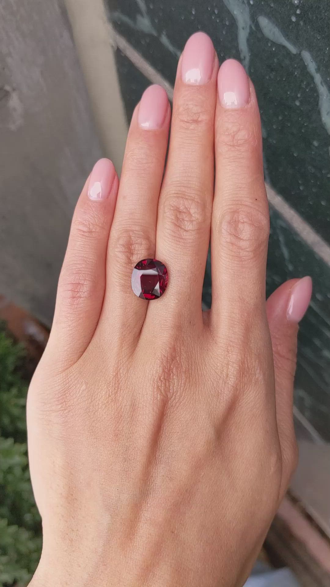 5.38 Ct. Spinel from Ceylon (Sri Lanka) Size Video