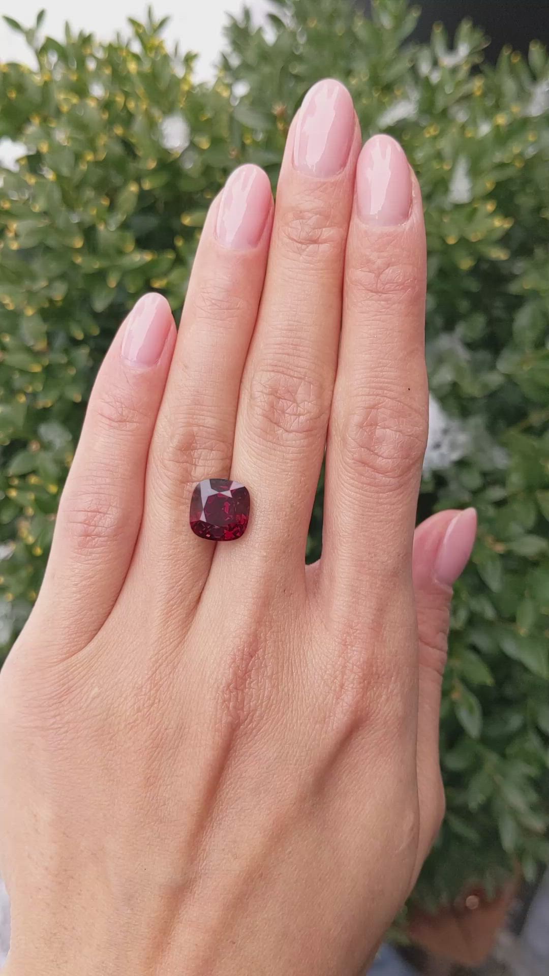 5.74 Ct. Spinel from Burma (Myanmar) Size Video