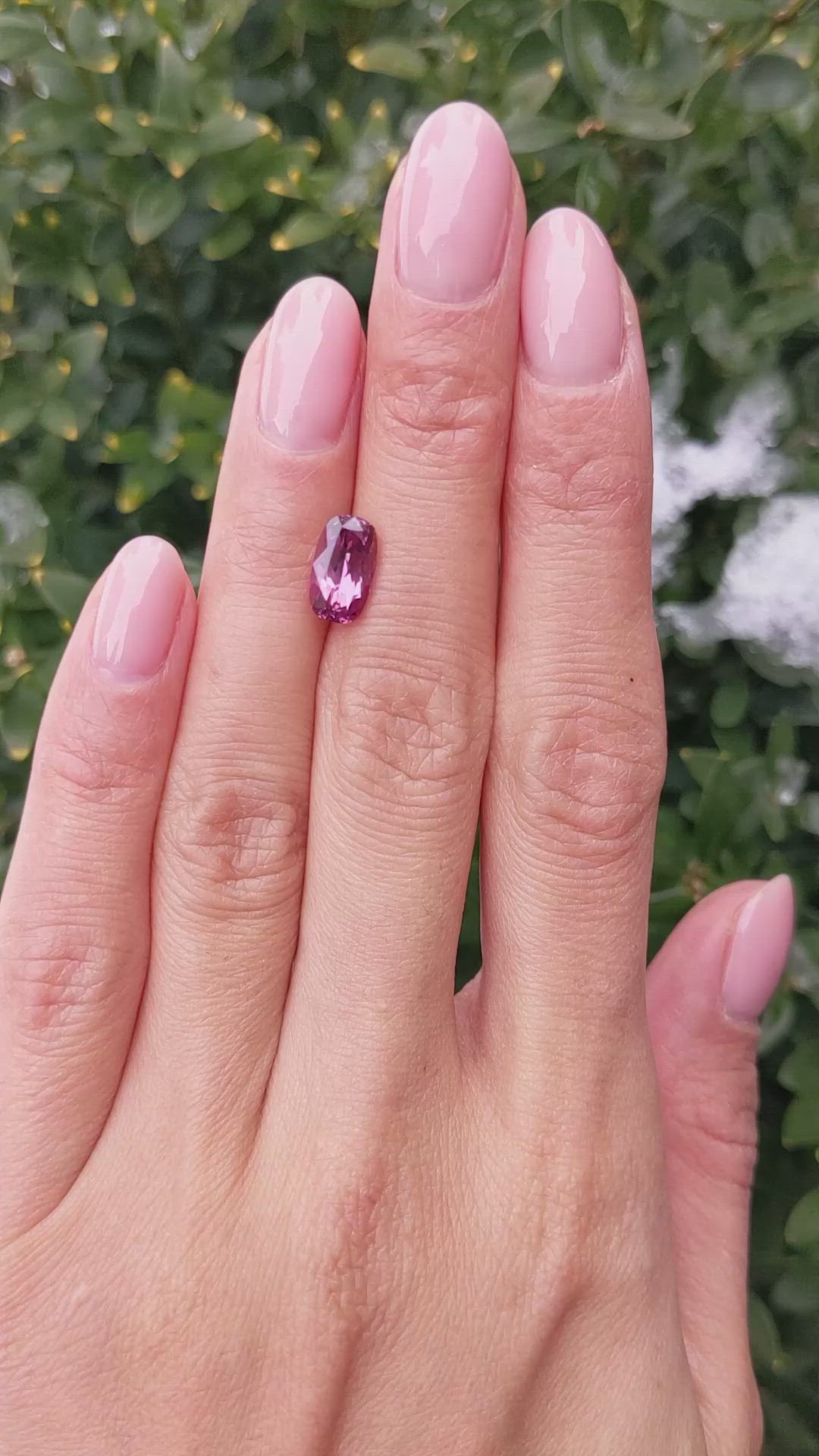 2.06 Ct. Spinel from Ceylon (Sri Lanka) Size Video