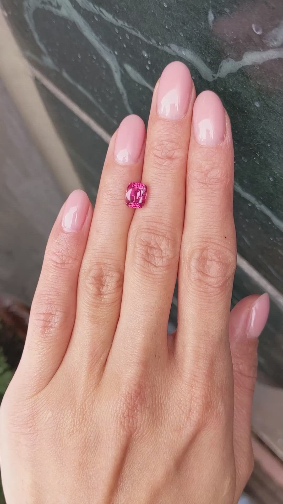 2.16 Ct. Spinel from Ceylon (Sri Lanka) Size Video