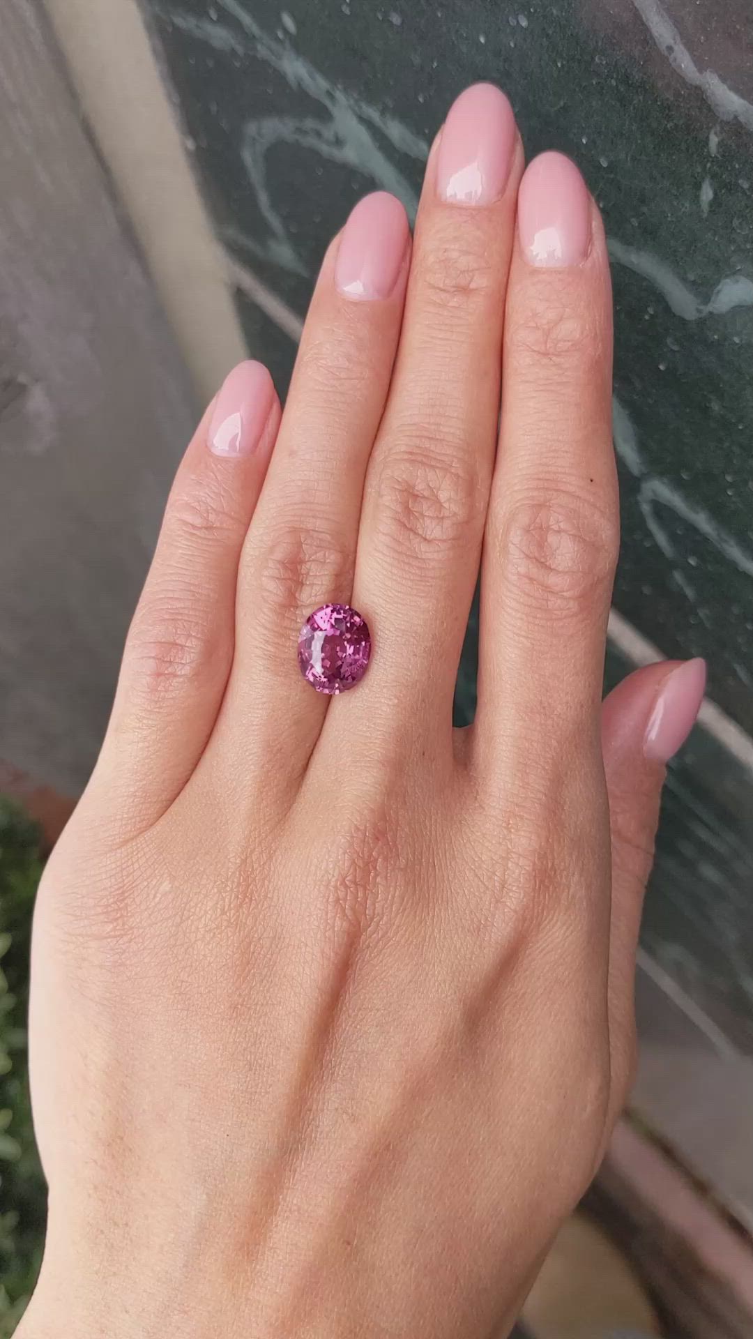 5.21 Ct. Spinel from Ceylon (Sri Lanka) Size Video