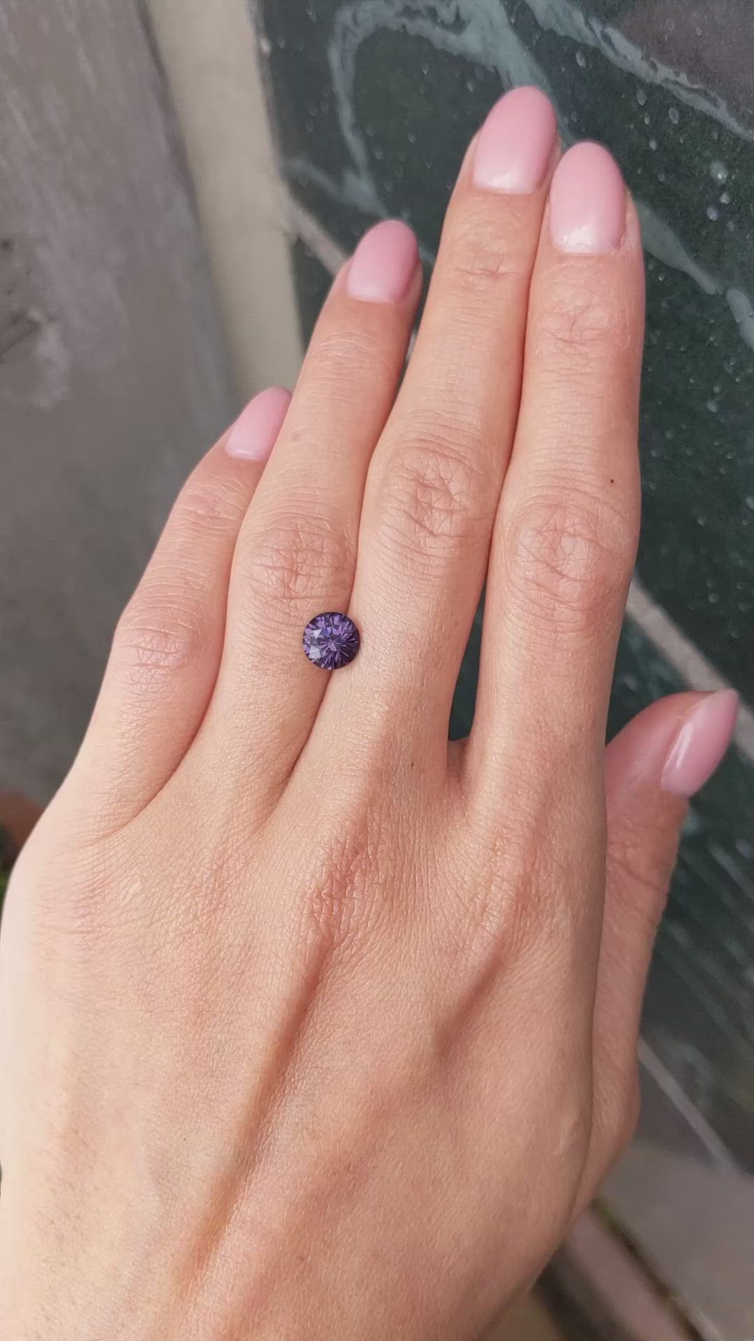 1.48 Ct. Spinel from Ceylon (Sri Lanka) Size Video