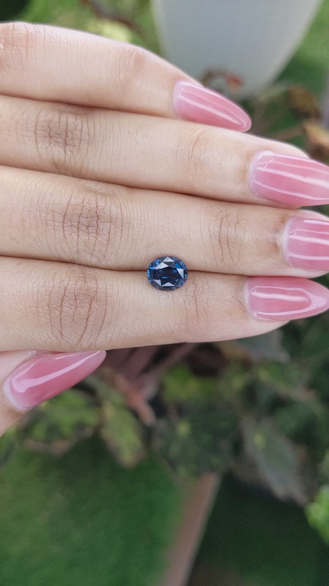 1.42 Ct. Cobalt Spinel from Ceylon (Sri Lanka) Size Video