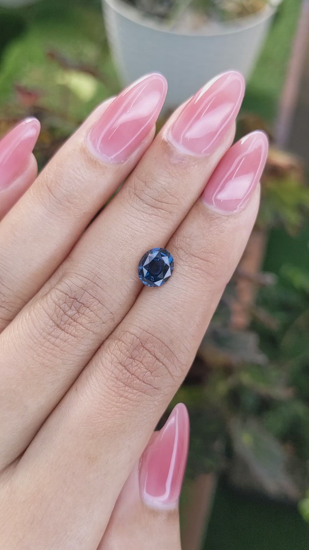 1.42 Ct. Cobalt Spinel from Ceylon (Sri Lanka) Size Video