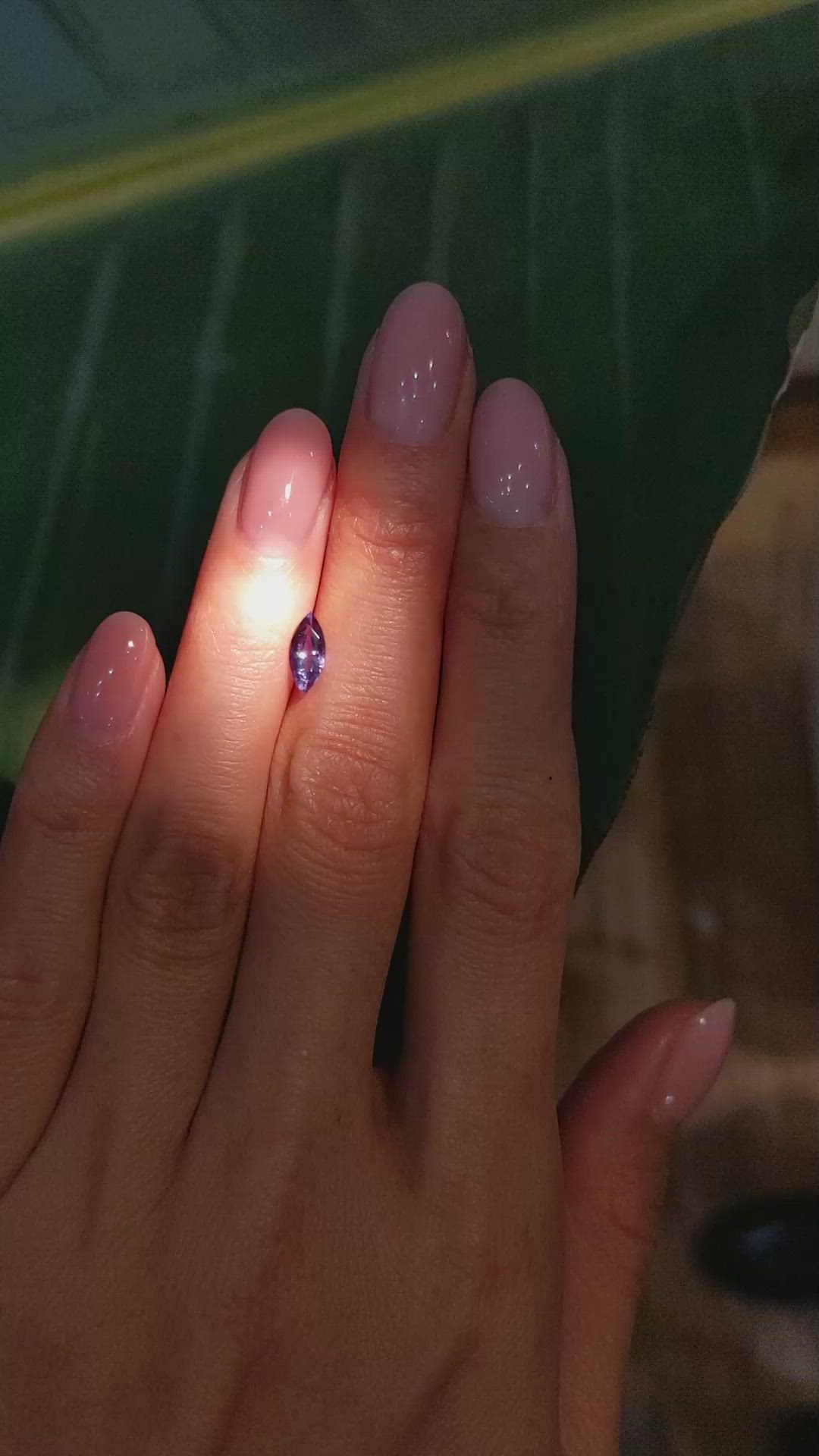 0.51 Ct. Alexandrite from Brazil Size Video