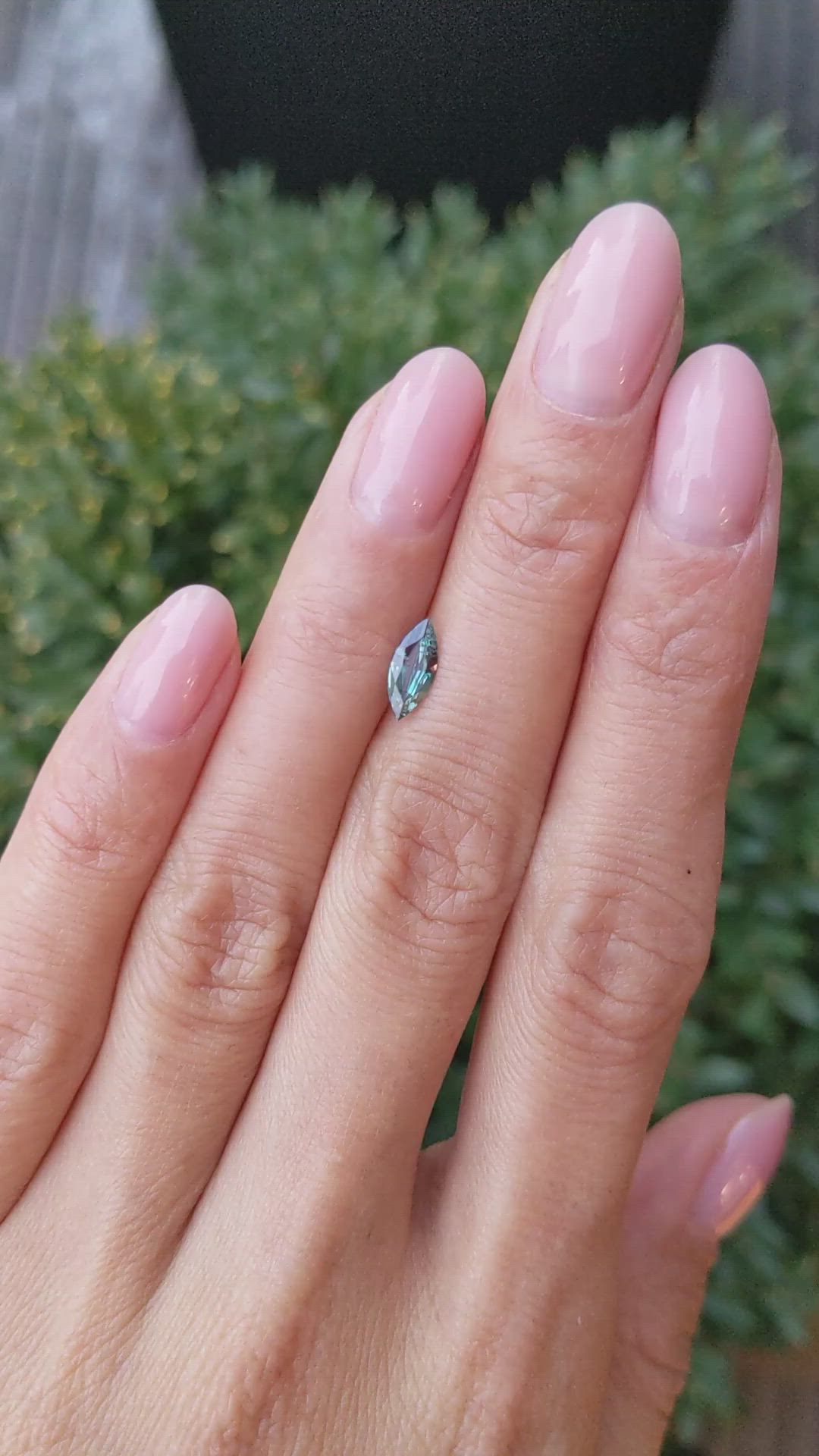 0.51 Ct. Alexandrite from Brazil Size Video