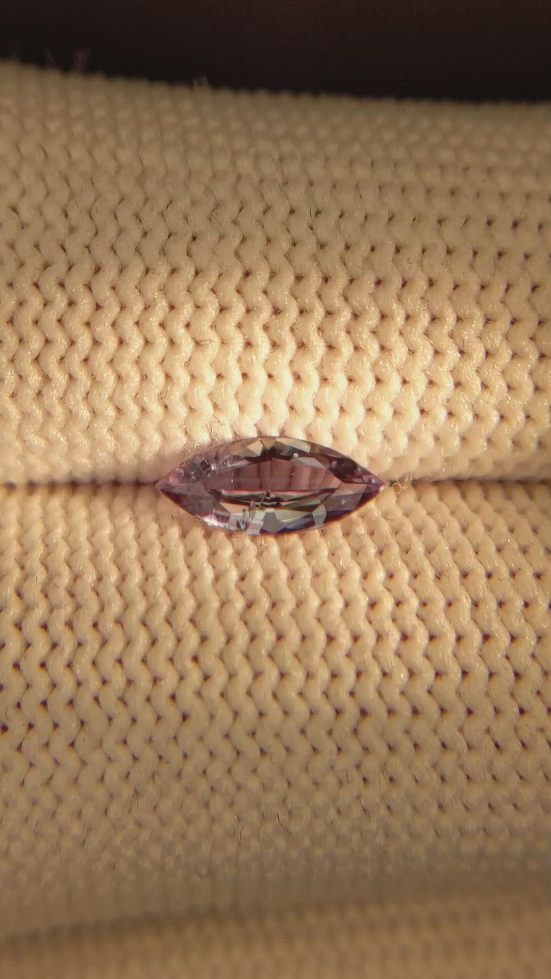 0.51 Ct. Alexandrite from Brazil Size Video