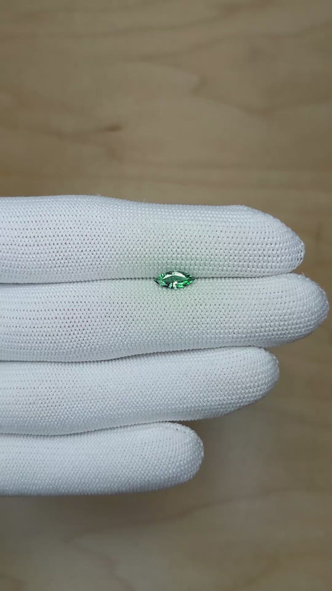 0.51 Ct. Alexandrite from Brazil Size Video