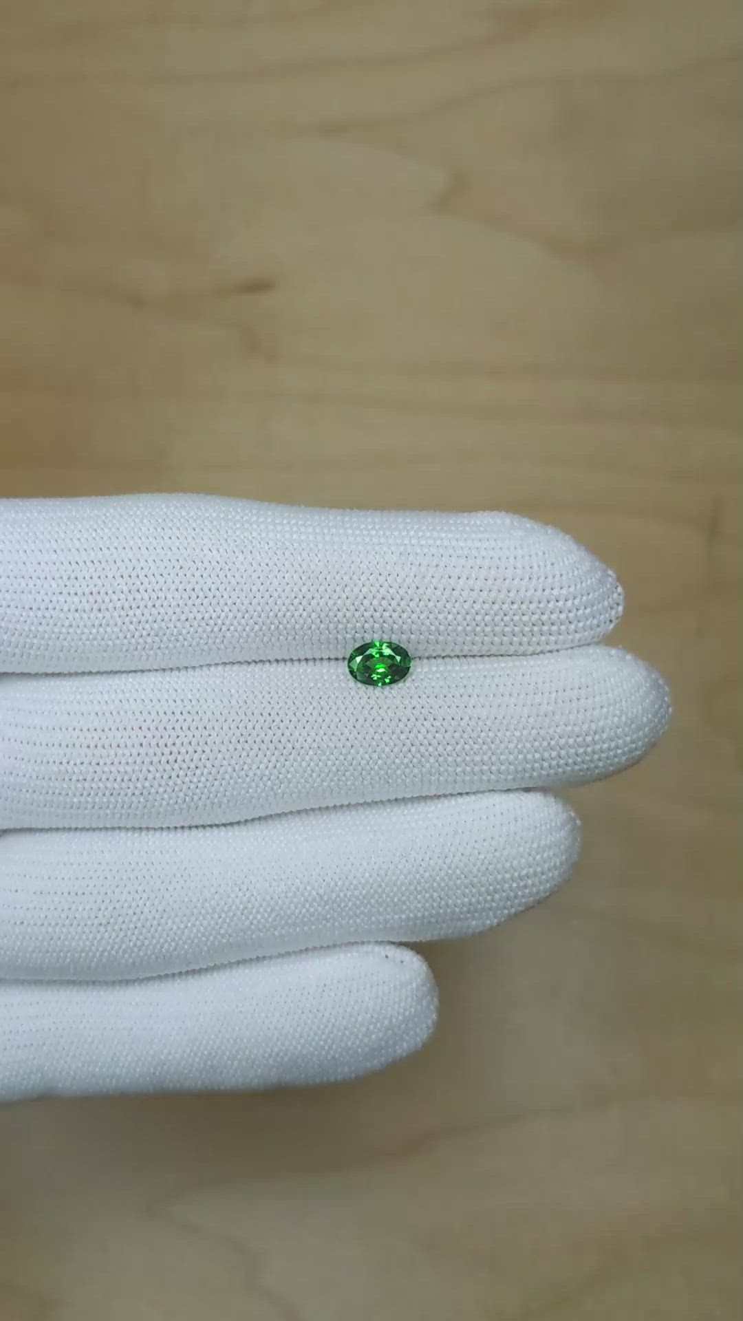 0.62 Ct. Alexandrite from Brazil Size Video