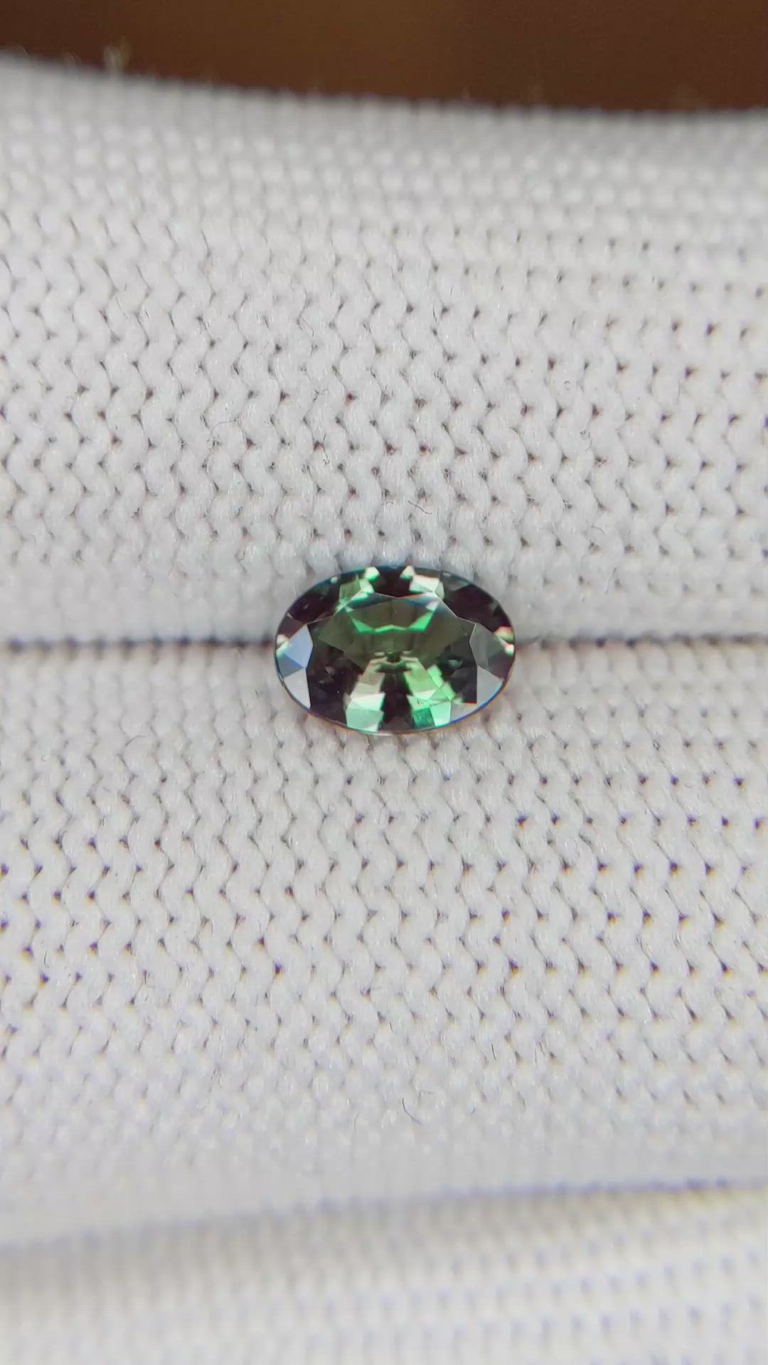 0.62 Ct. Alexandrite from Brazil Size Video