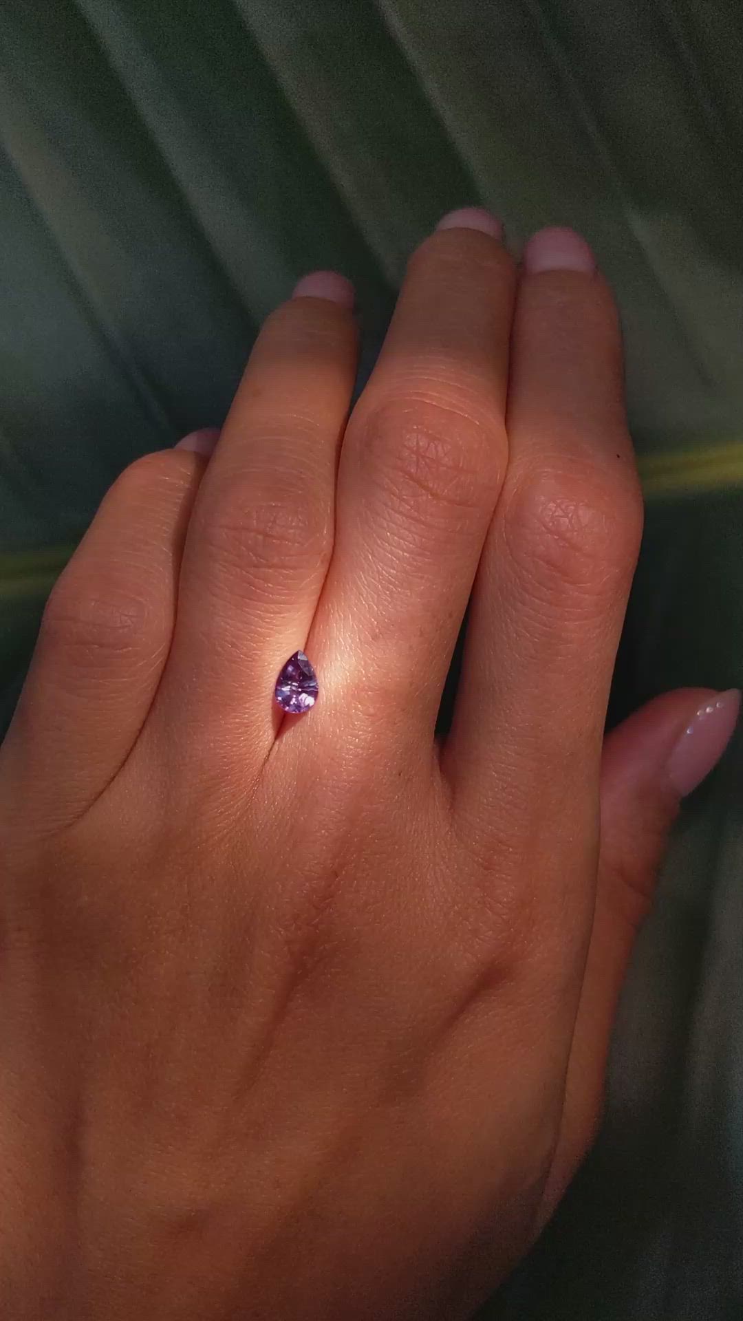 0.63 Ct. Alexandrite from Brazil Size Video