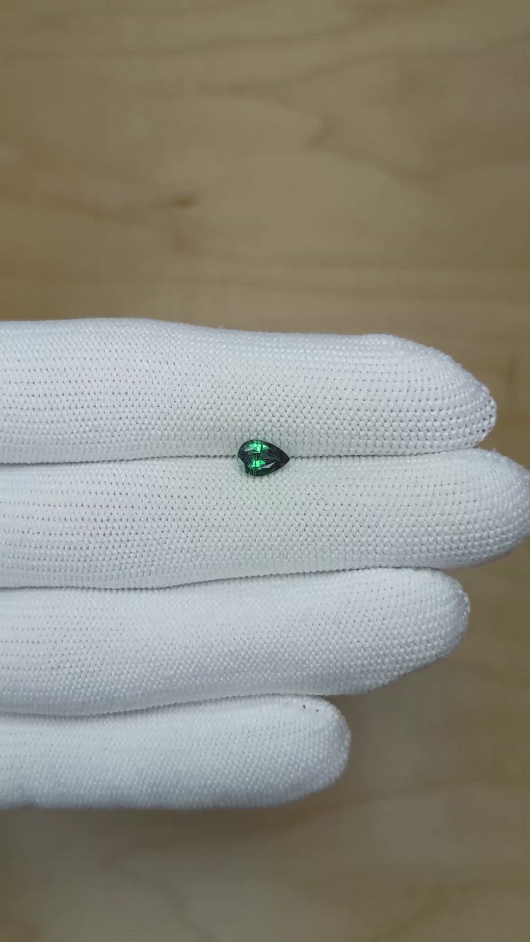 0.63 Ct. Alexandrite from Brazil Size Video