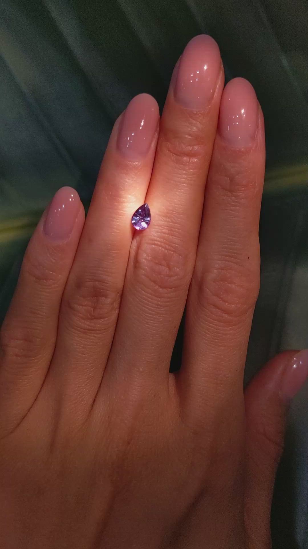 0.63 Ct. Alexandrite from Brazil Size Video