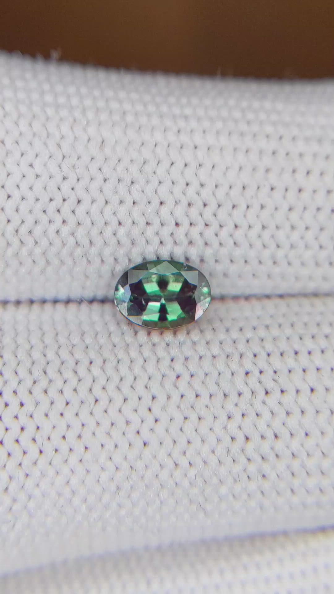 0.65 Ct. Alexandrite from Brazil Size Video
