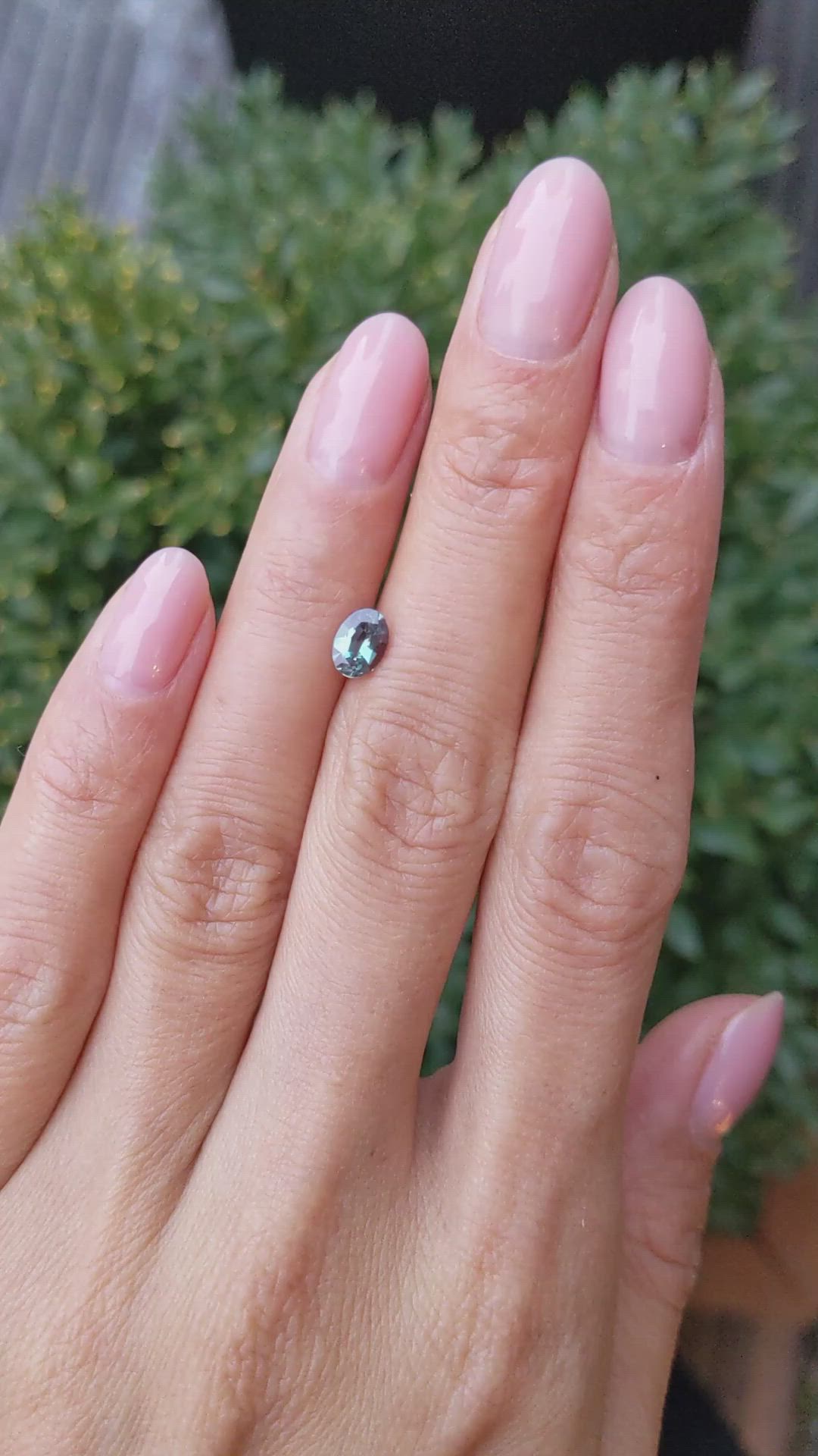 0.65 Ct. Alexandrite from Brazil Size Video