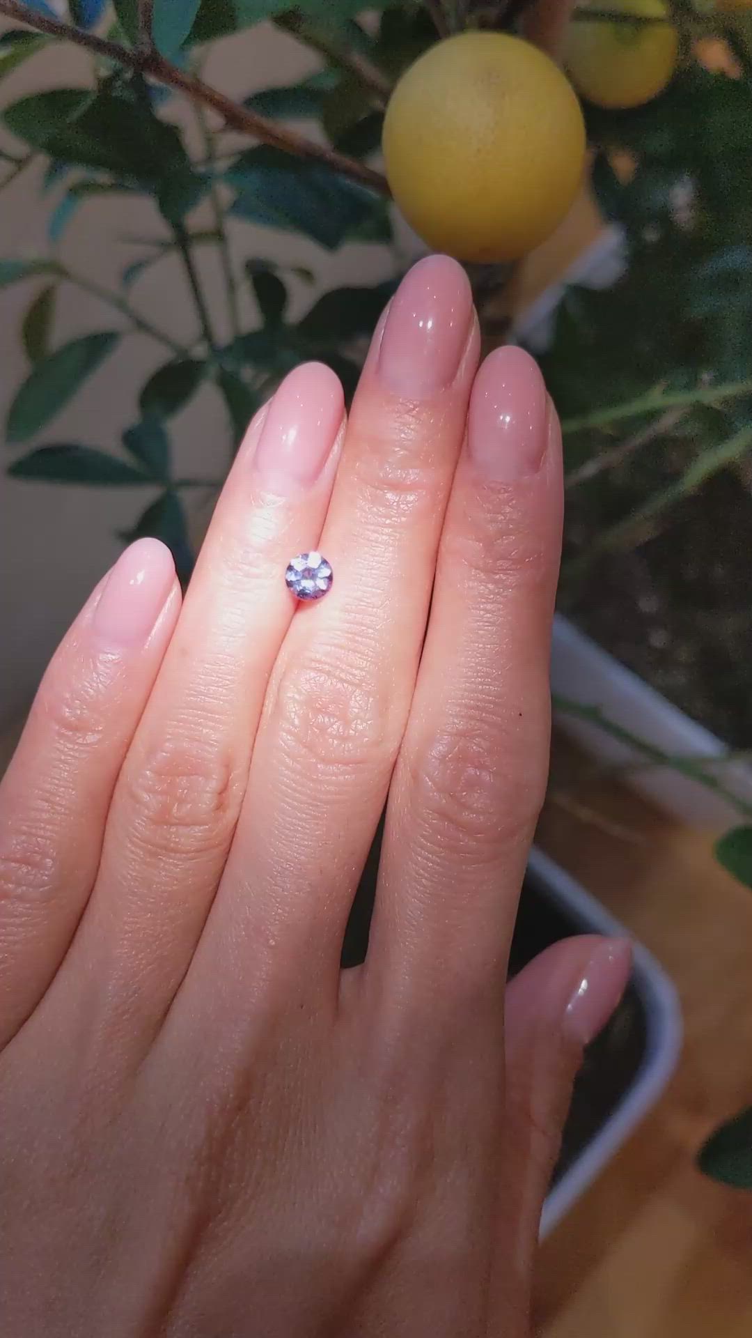 0.70 Ct. Alexandrite from Brazil Size Video