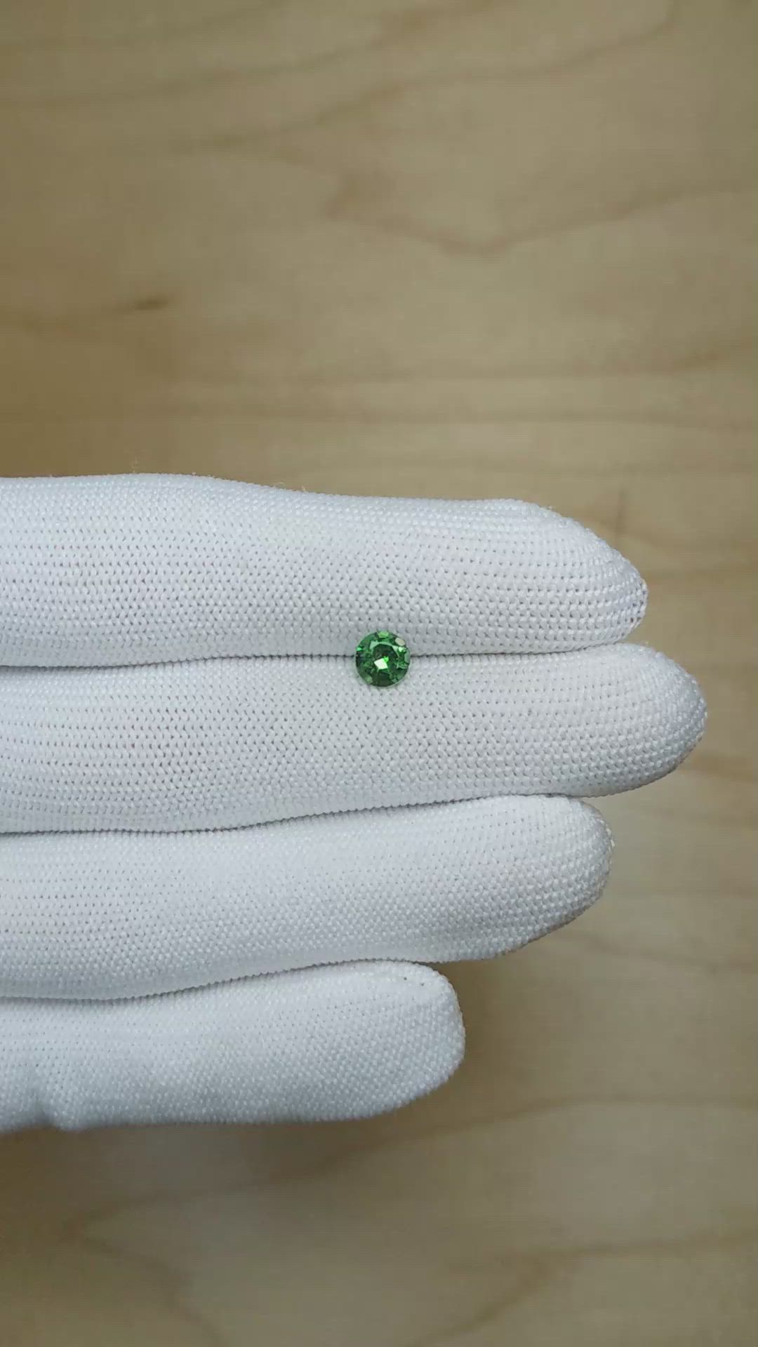 0.70 Ct. Alexandrite from Brazil Size Video