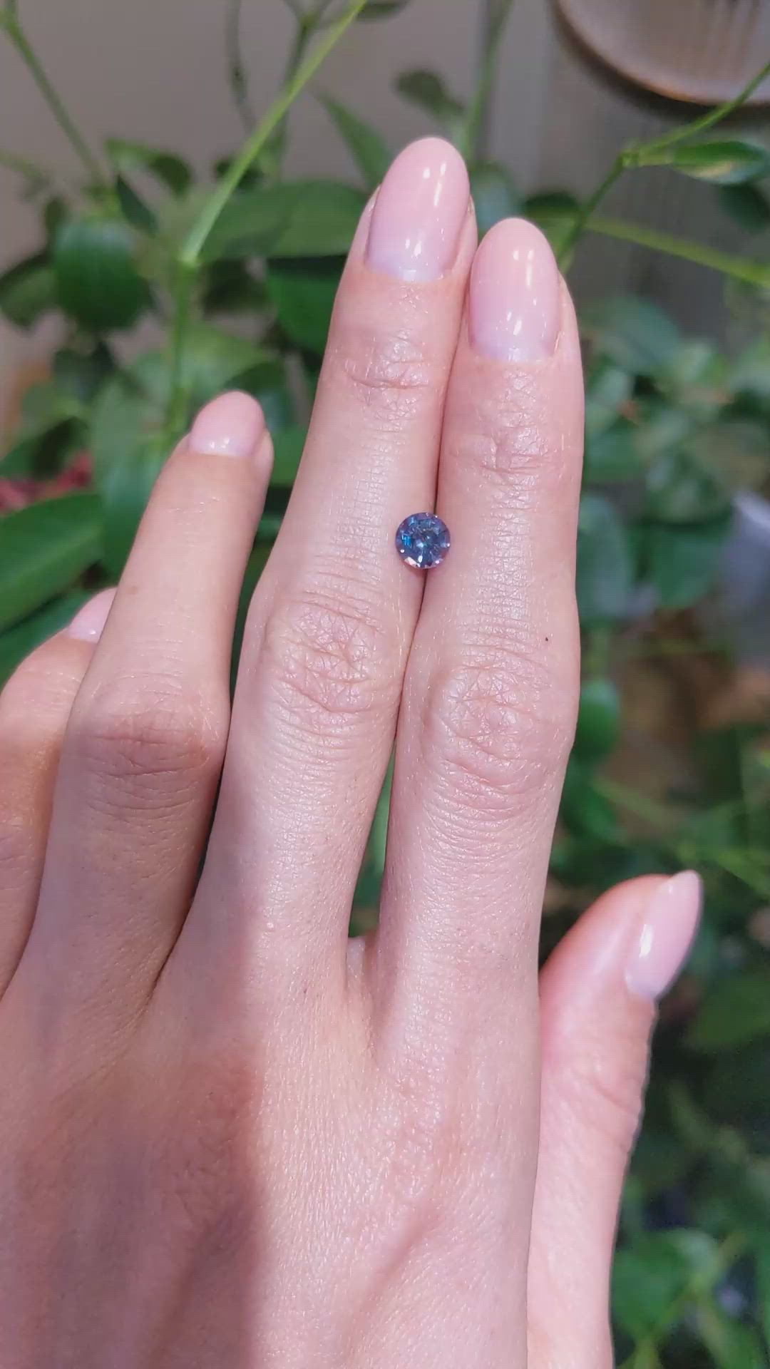 0.70 Ct. Alexandrite from Brazil Size Video