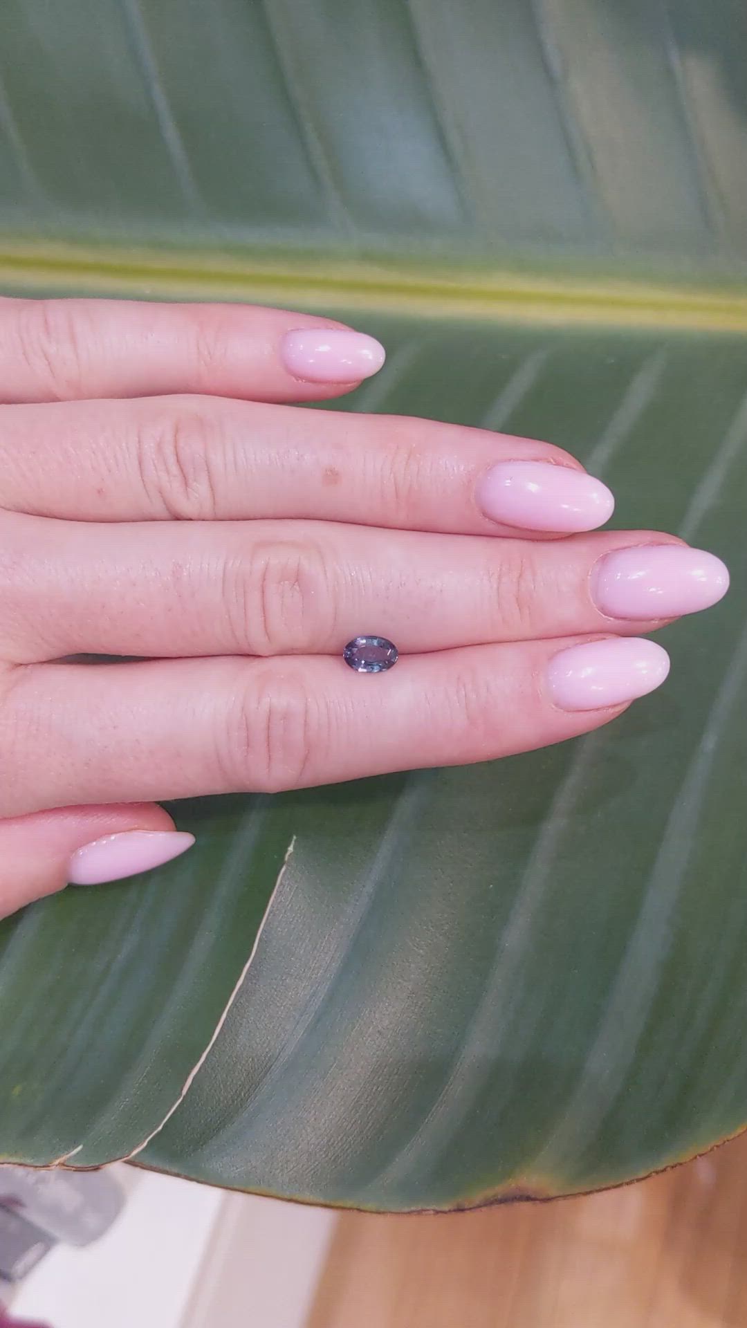 0.73 Ct. Alexandrite from Brazil Size Video