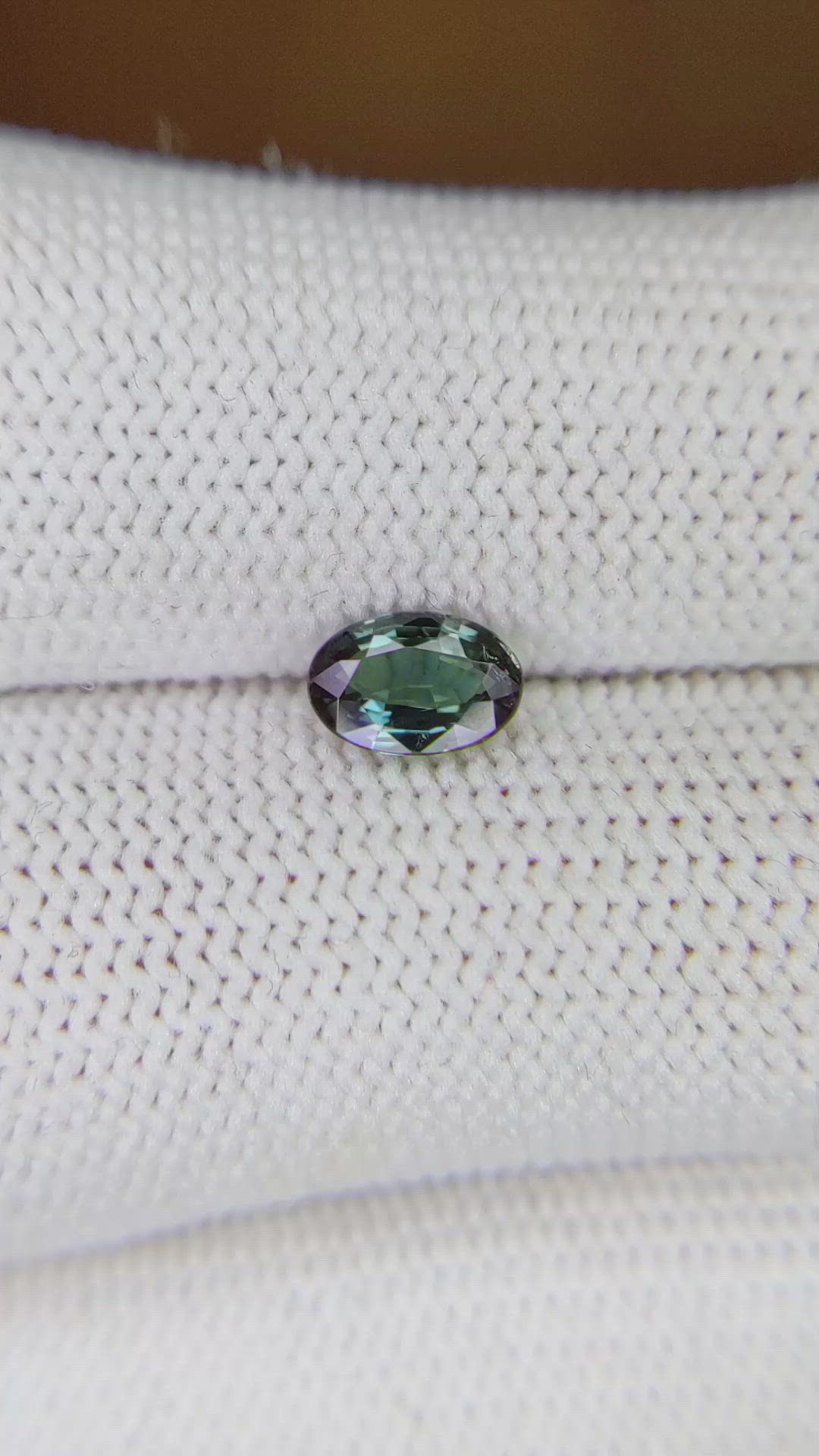 0.73 Ct. Alexandrite from Brazil Size Video