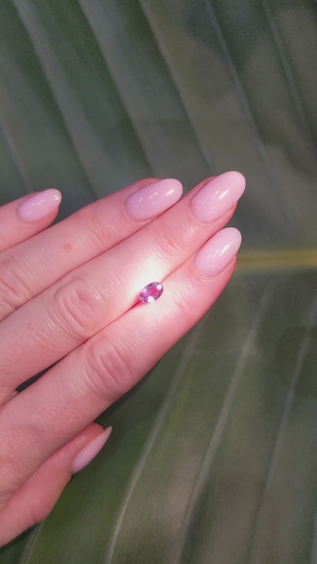 0.73 Ct. Alexandrite from Brazil Size Video