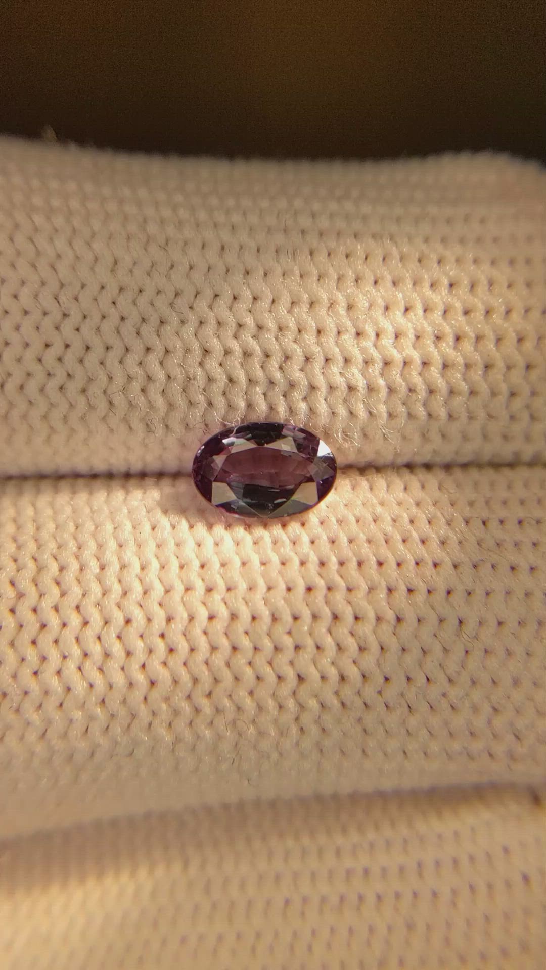 0.73 Ct. Alexandrite from Brazil Size Video