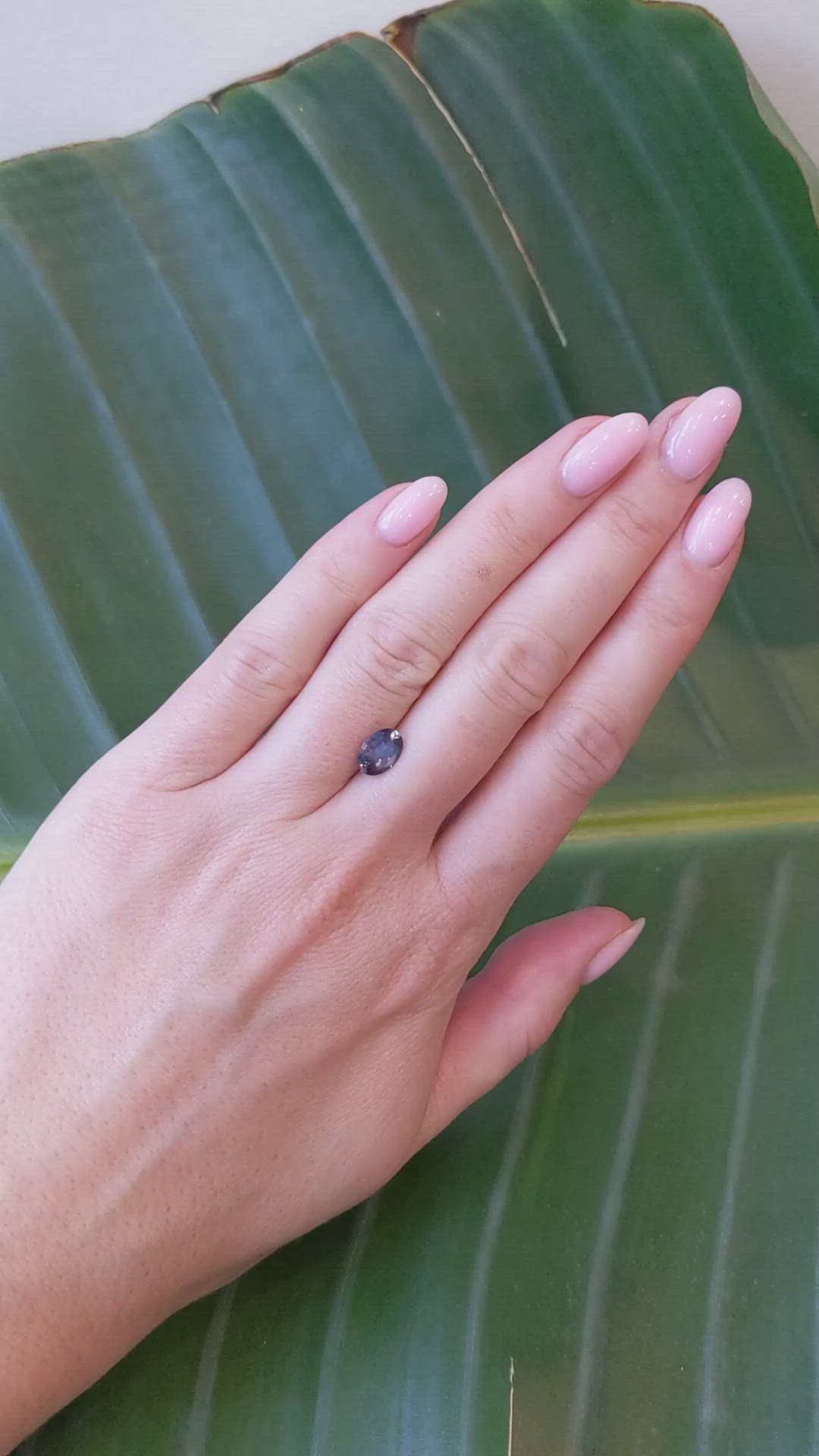 1.24 Ct. Alexandrite from Brazil Size Video