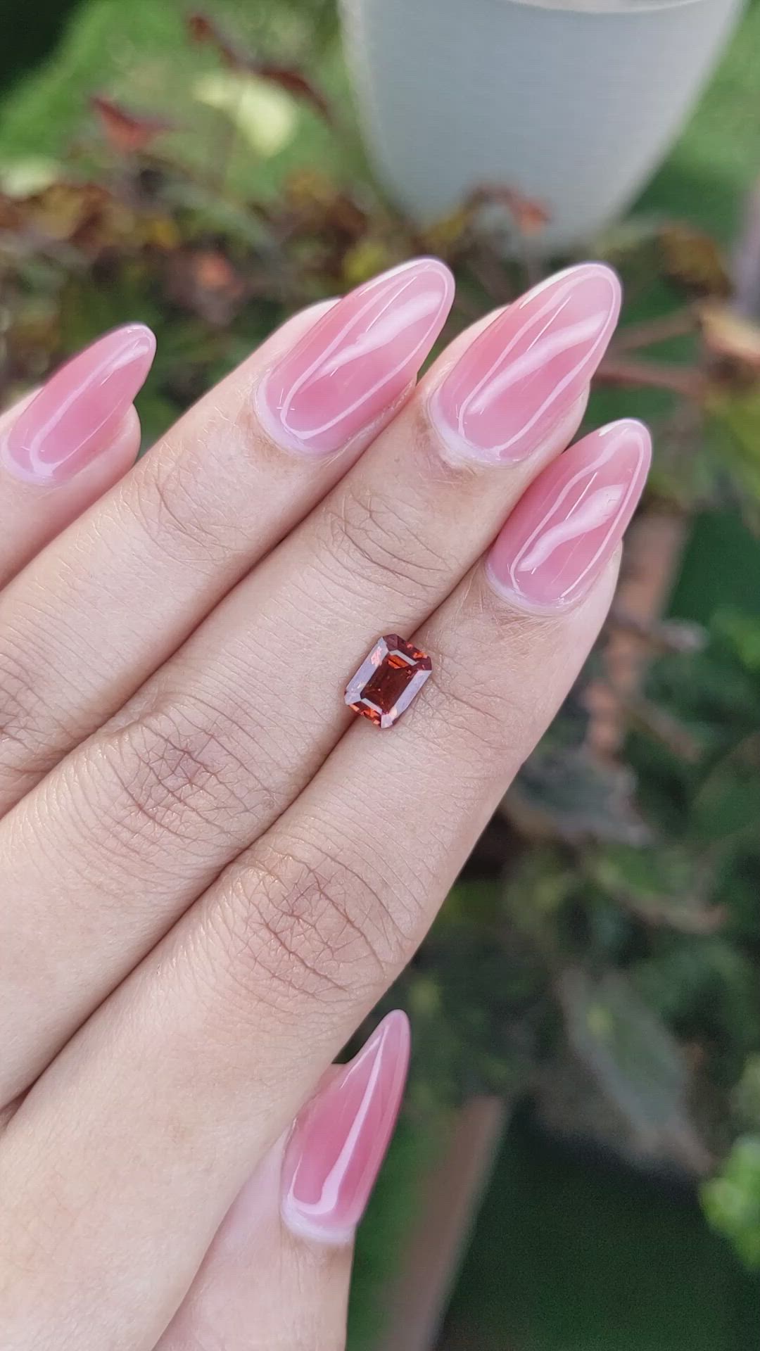 1.27 Ct. Hessonite Garnet from Madagascar Size Video