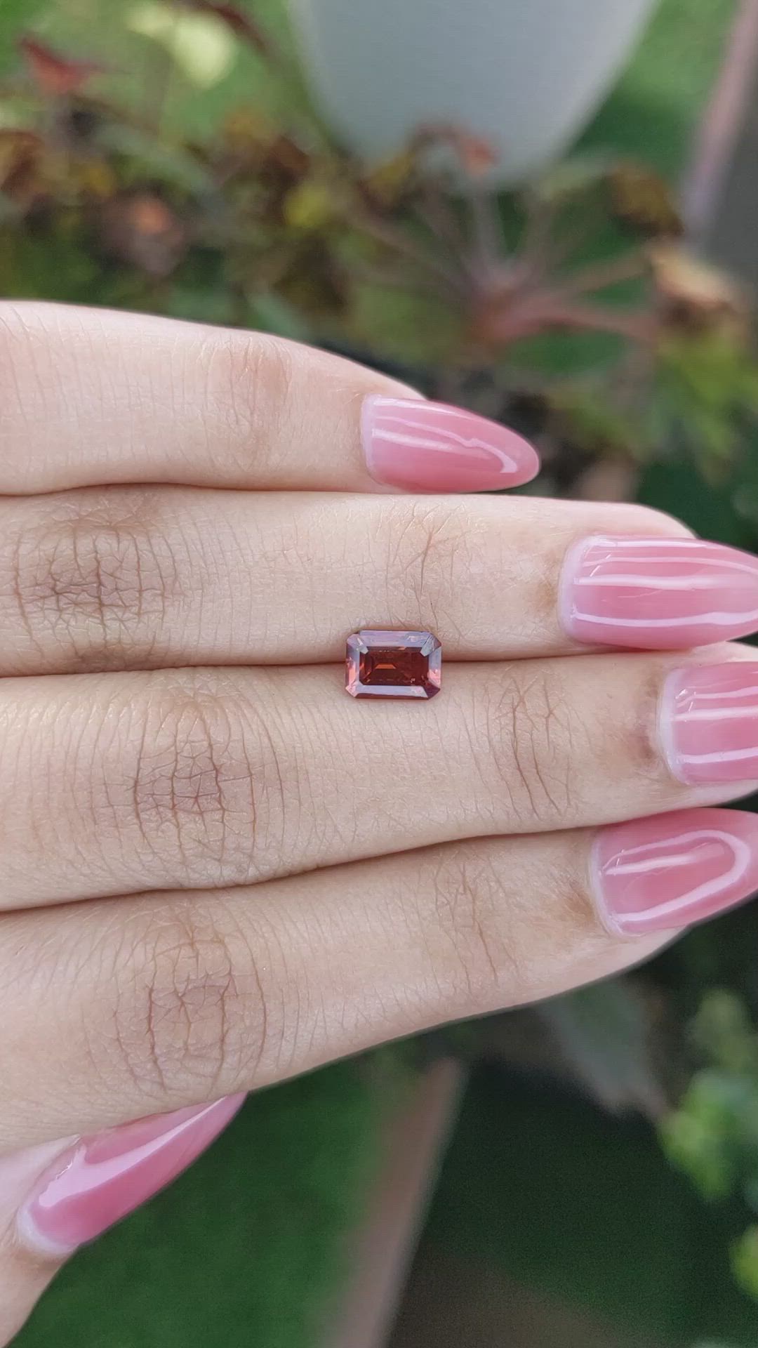 1.27 Ct. Hessonite Garnet from Madagascar Size Video