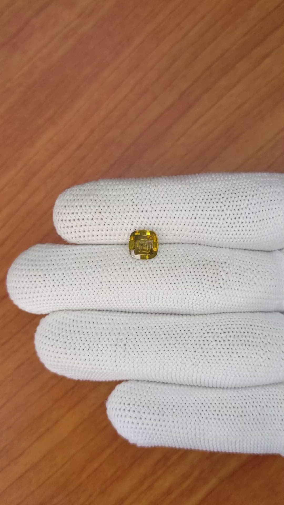 2.11 Ct. Zircon from Madagascar Size Video