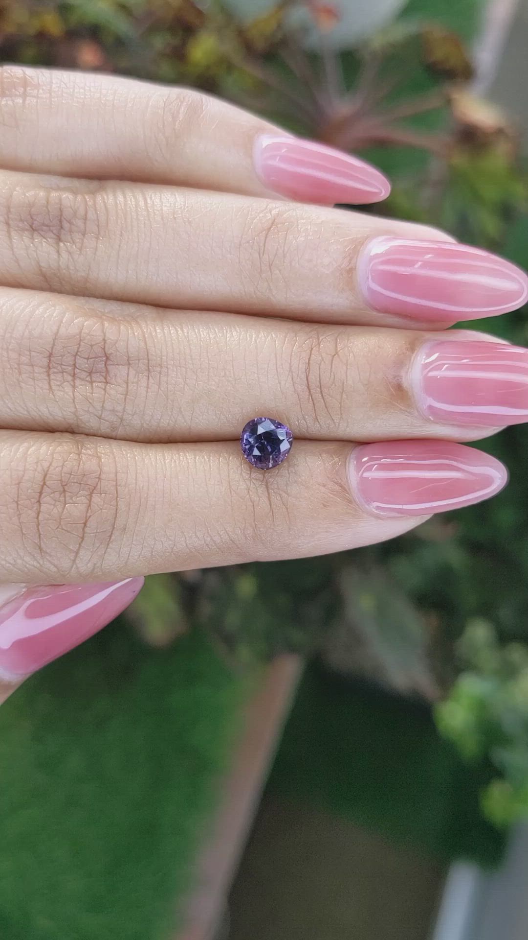 1.04 Ct. Spinel from Ceylon (Sri Lanka) Size Video