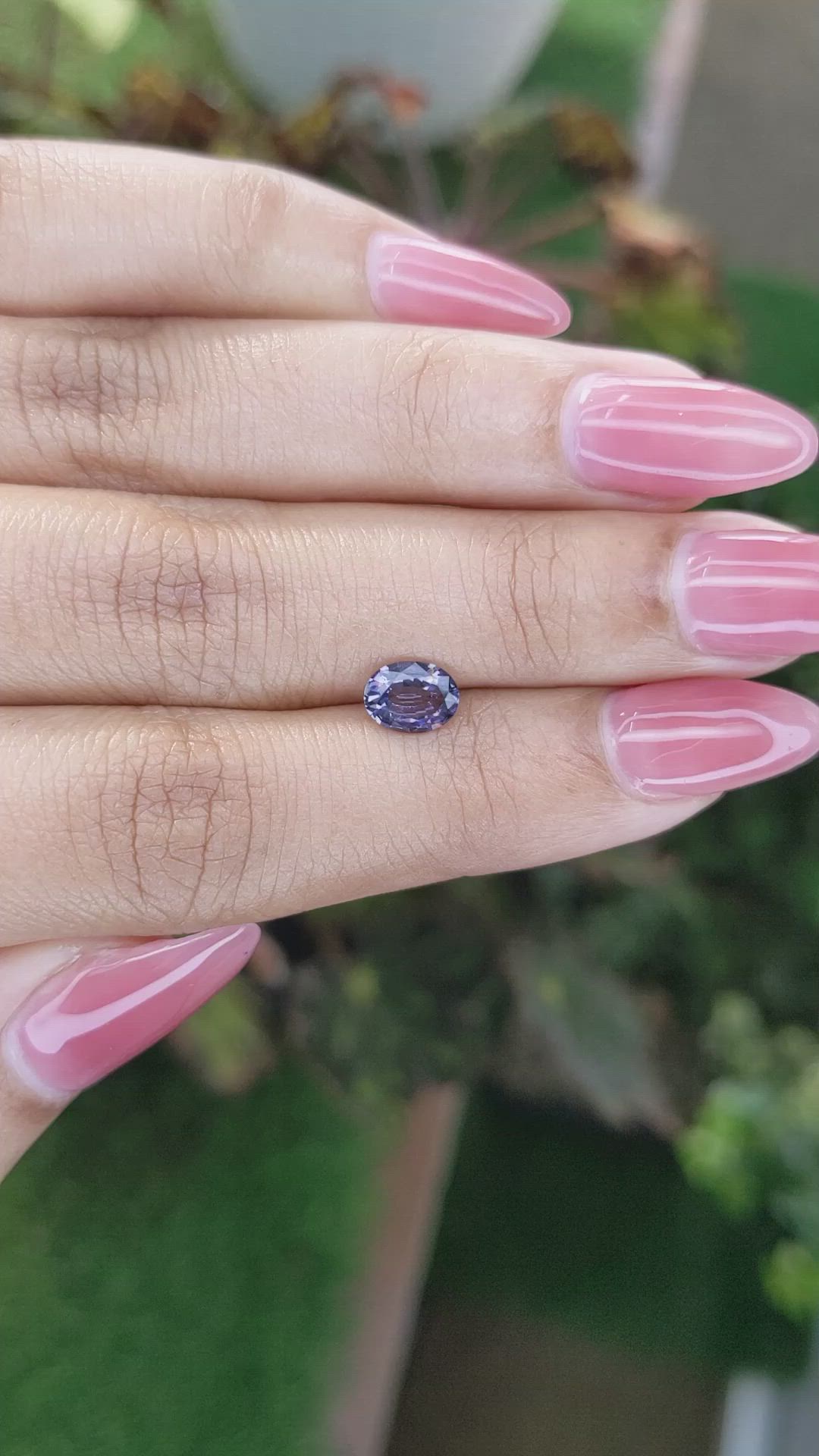 0.85 Ct. Spinel from Ceylon (Sri Lanka) Size Video