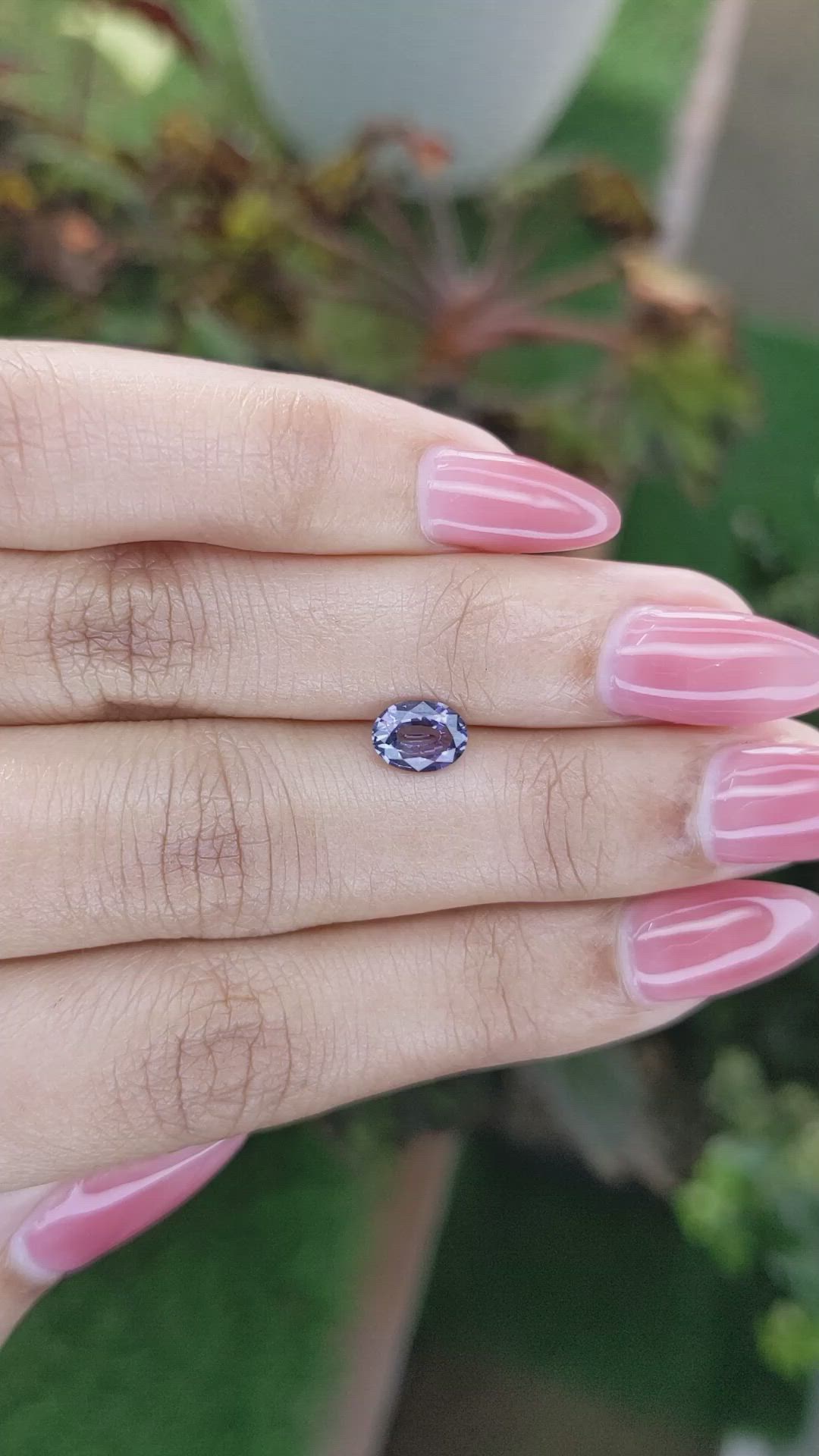 0.85 Ct. Spinel from Ceylon (Sri Lanka) Size Video