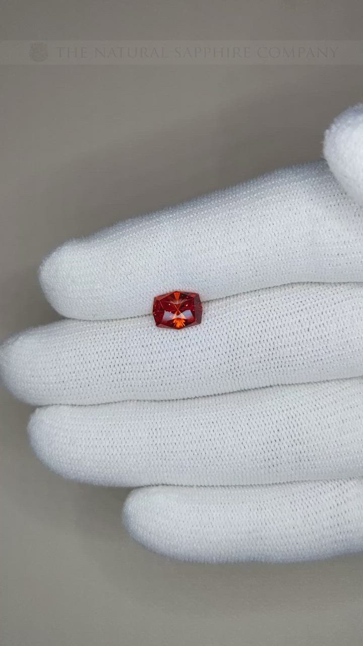 2.24 Ct. Spessartite Garnet from Ceylon (Sri Lanka) Size Video