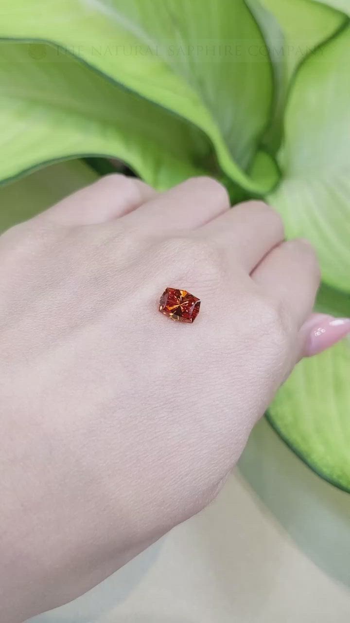 2.24 Ct. Spessartite Garnet from Ceylon (Sri Lanka) Size Video