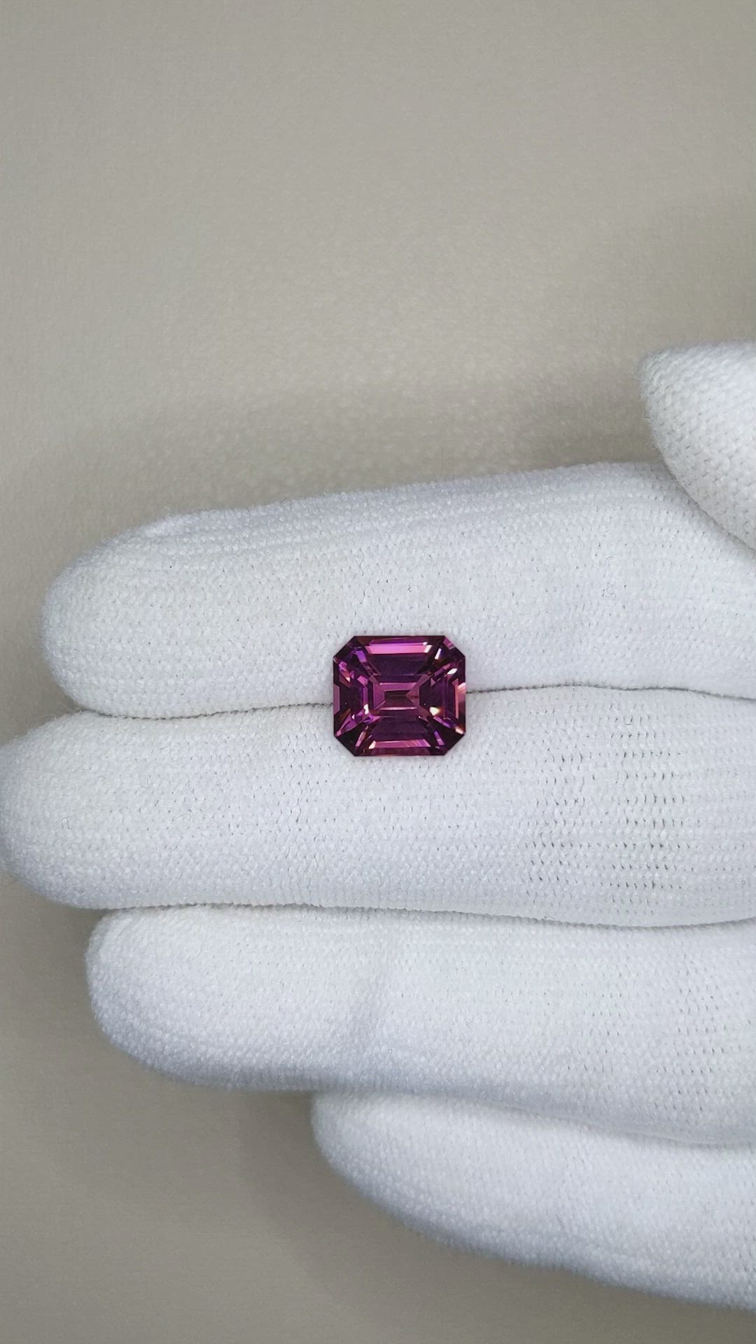 3.32 Ct. Rhodolite Garnet from Tanzania Size Video