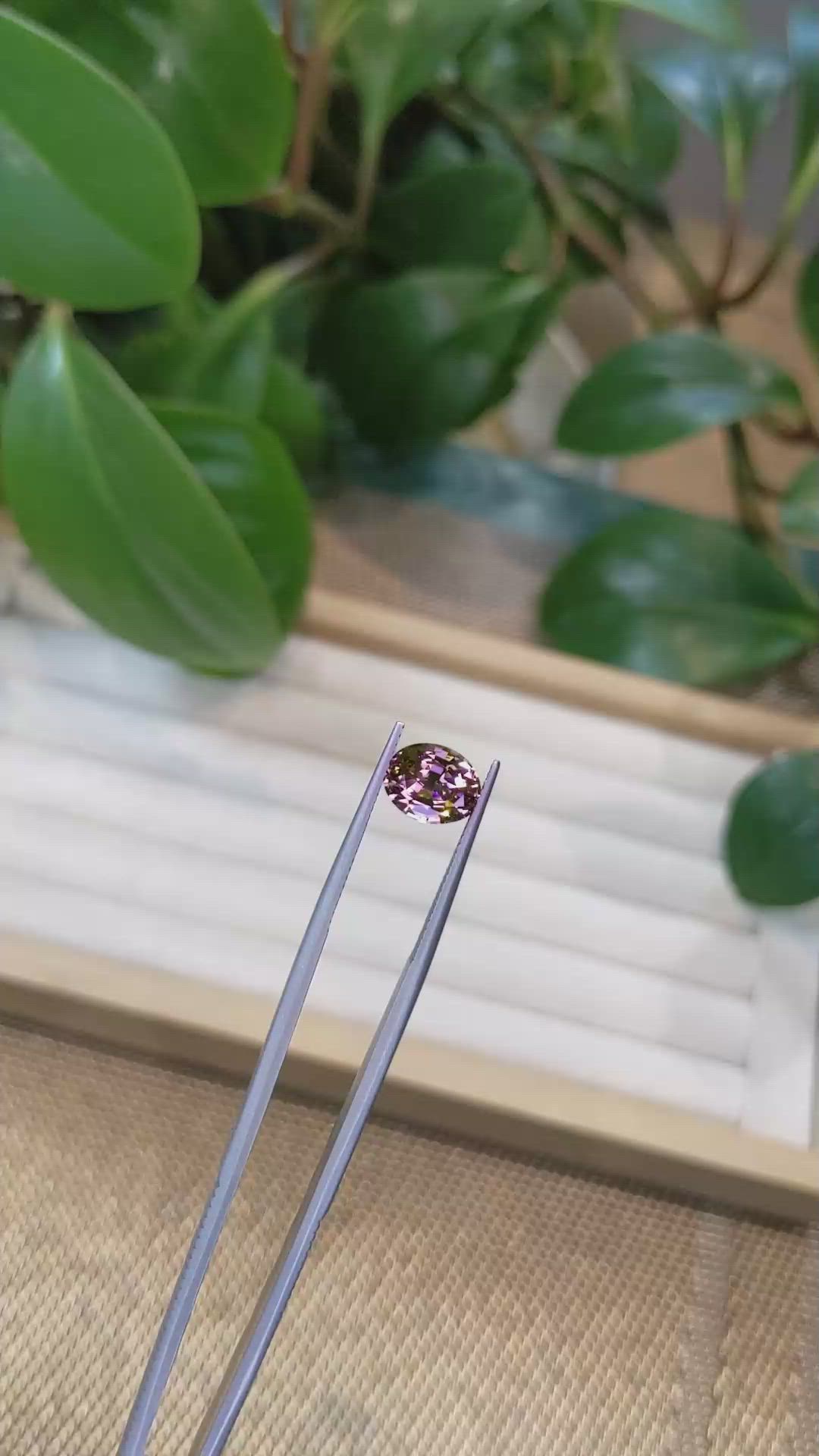 2.85 Ct. Malaya Garnet from Tanzania Size Video