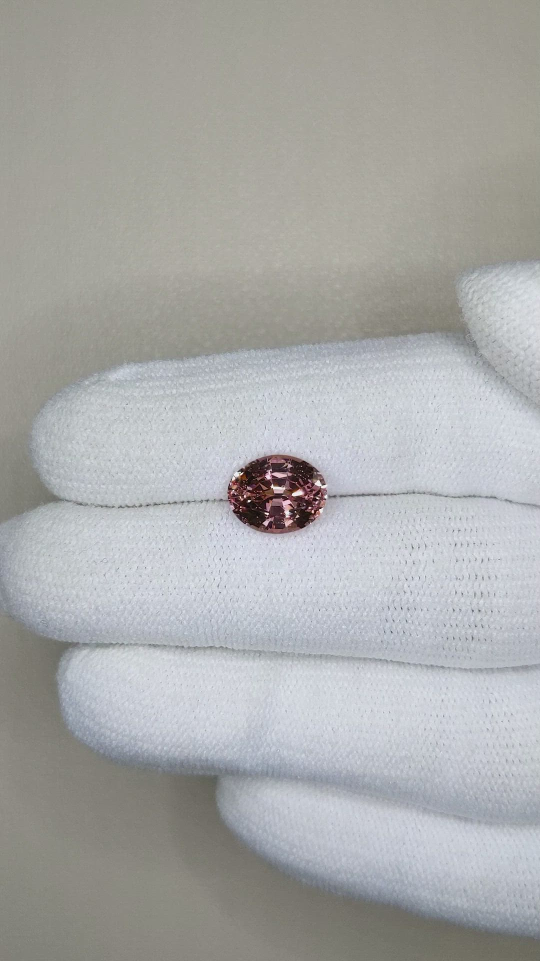 2.85 Ct. Malaya Garnet from Tanzania Size Video
