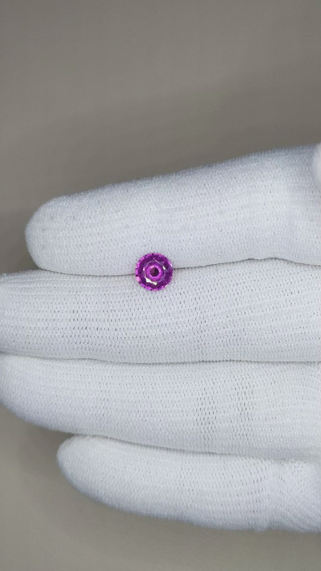 0.98 Ct. Rhodolite Garnet from Tanzania Size Video