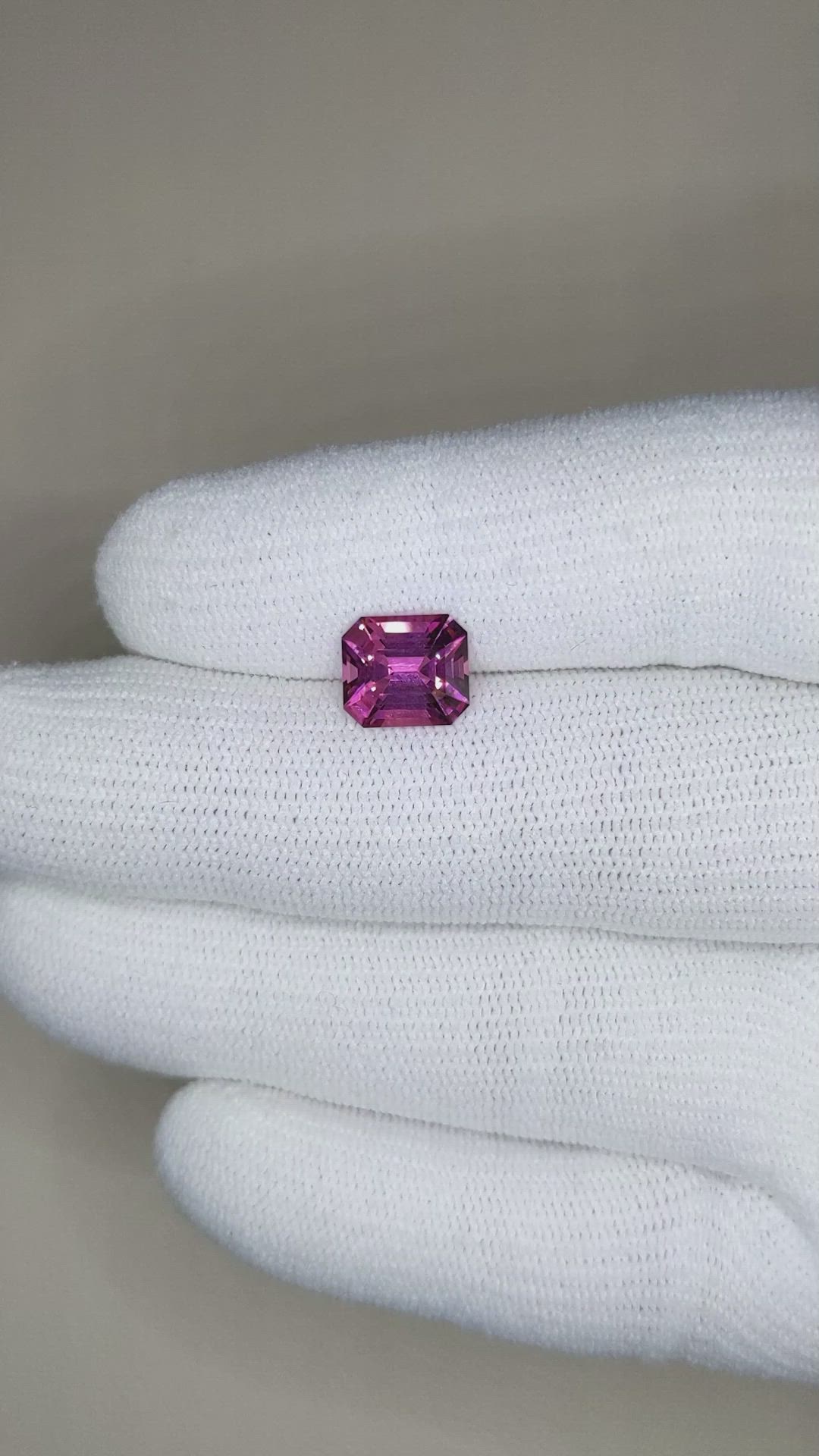2.66 Ct. Rhodolite Garnet from Tanzania Size Video