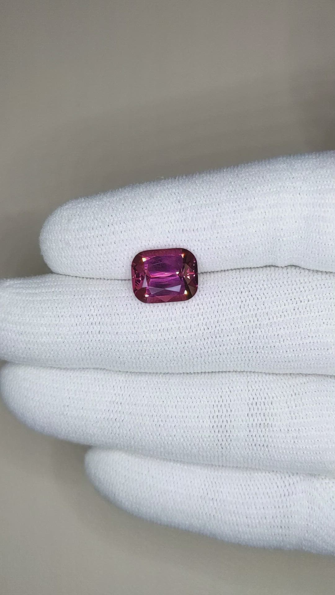 4.99 Ct. Rhodolite Garnet from Tanzania Size Video
