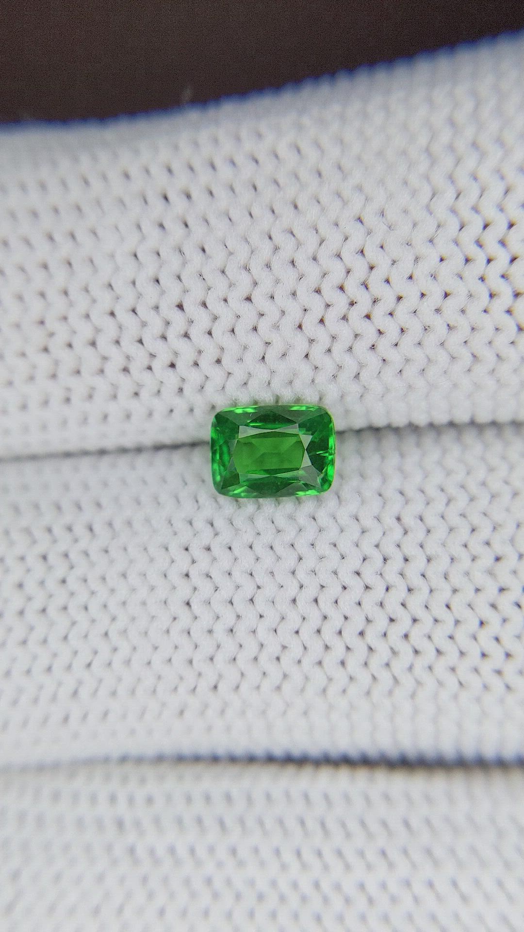 0.56 Ct. Tsavorite Garnet from Kenya Size Video