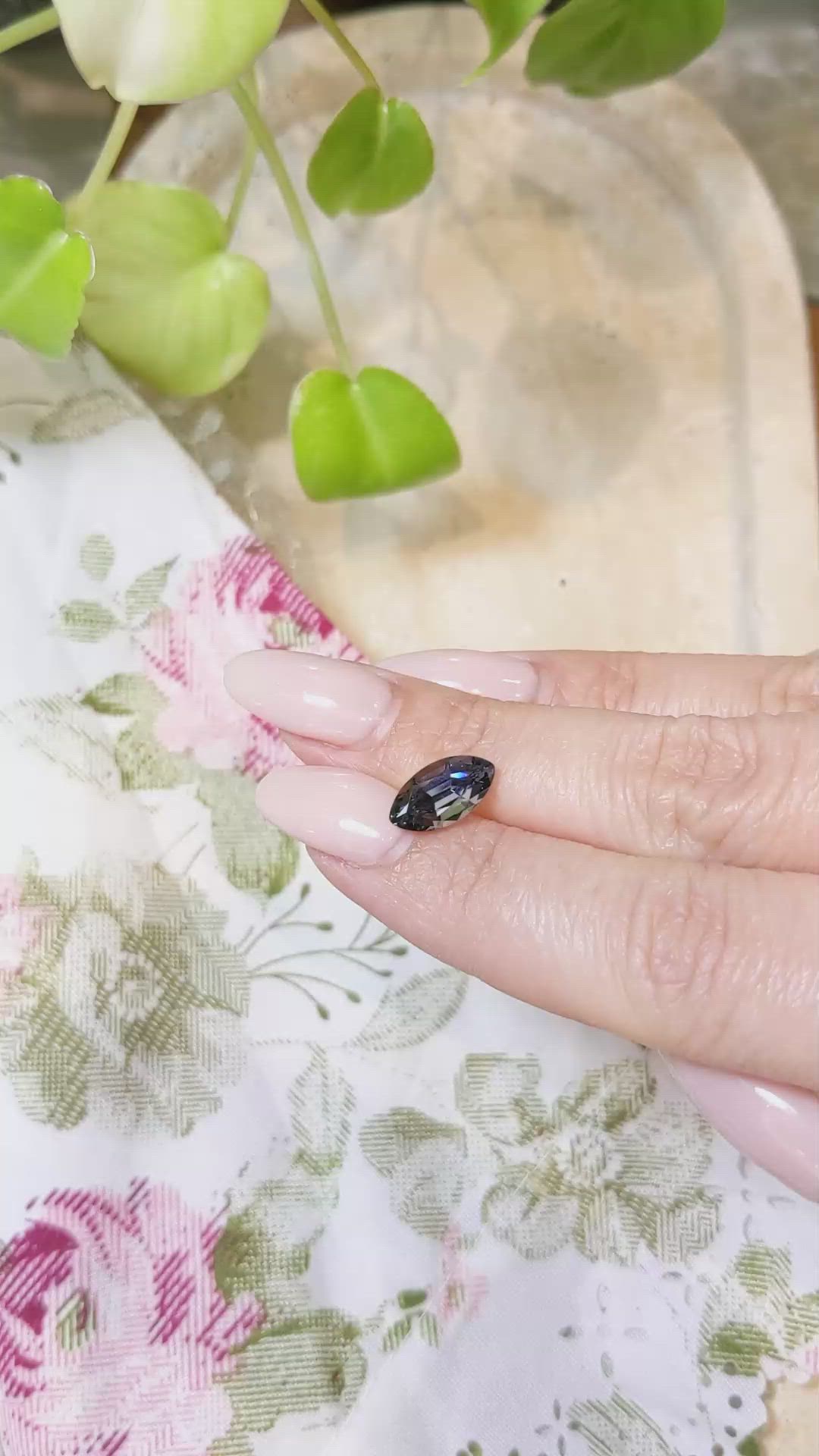 2.43 Ct. Spinel from Mozambique Size Video