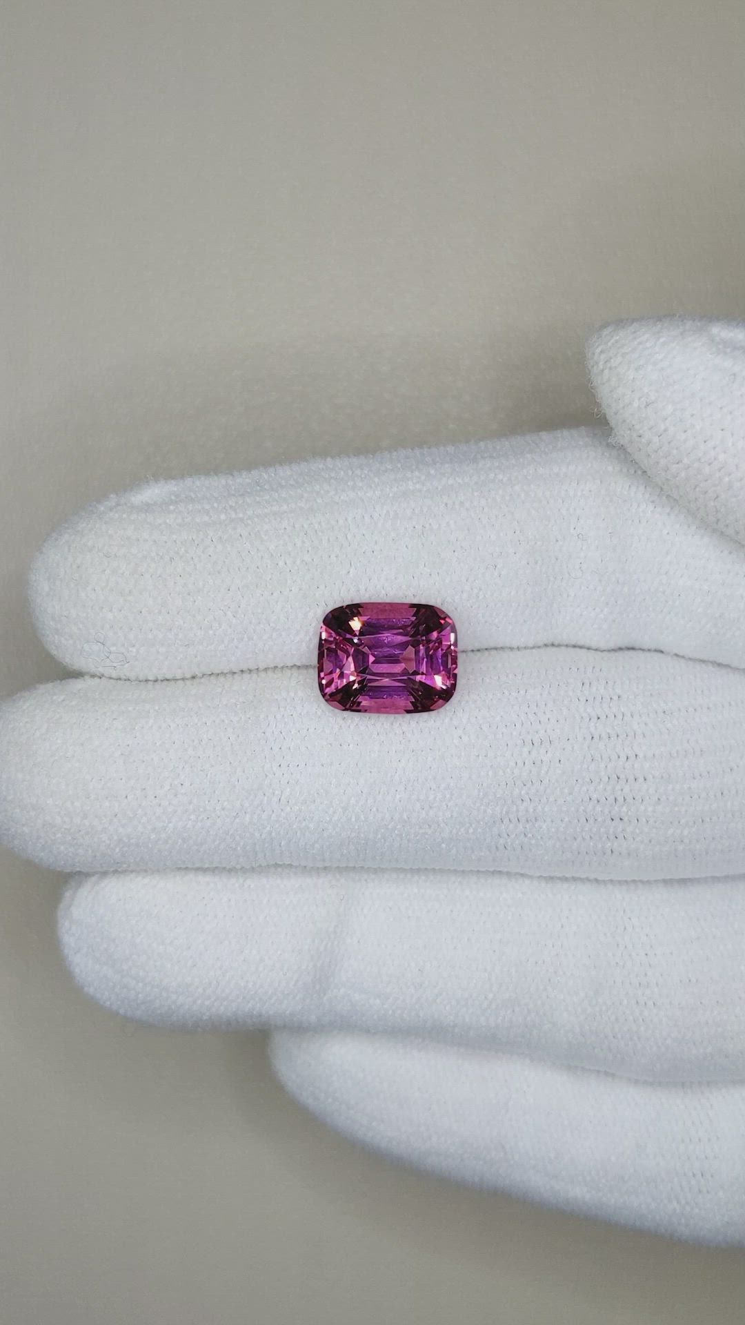 4.11 Ct. Rhodolite Garnet from Tanzania Size Video
