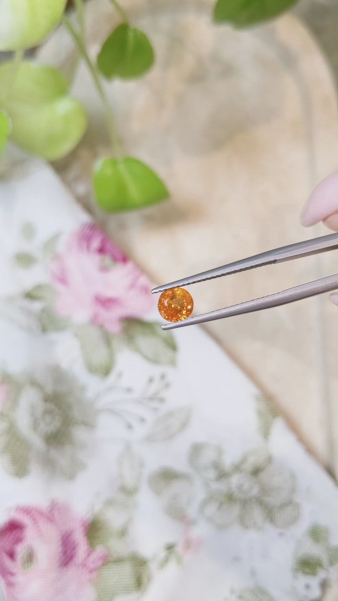 1.18 Ct. Spessartite Garnet from Nigeria Size Video