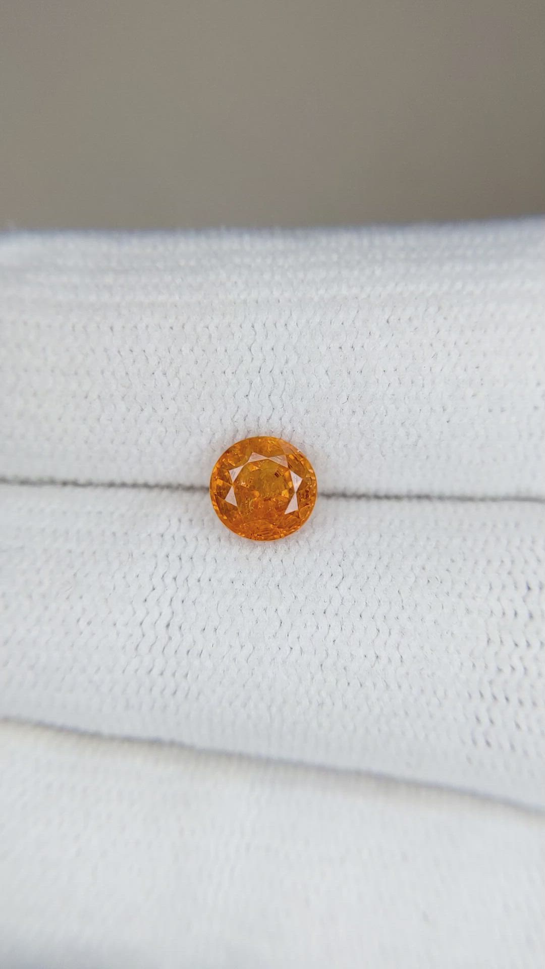 1.09 Ct. Spessartite Garnet from Nigeria Size Video