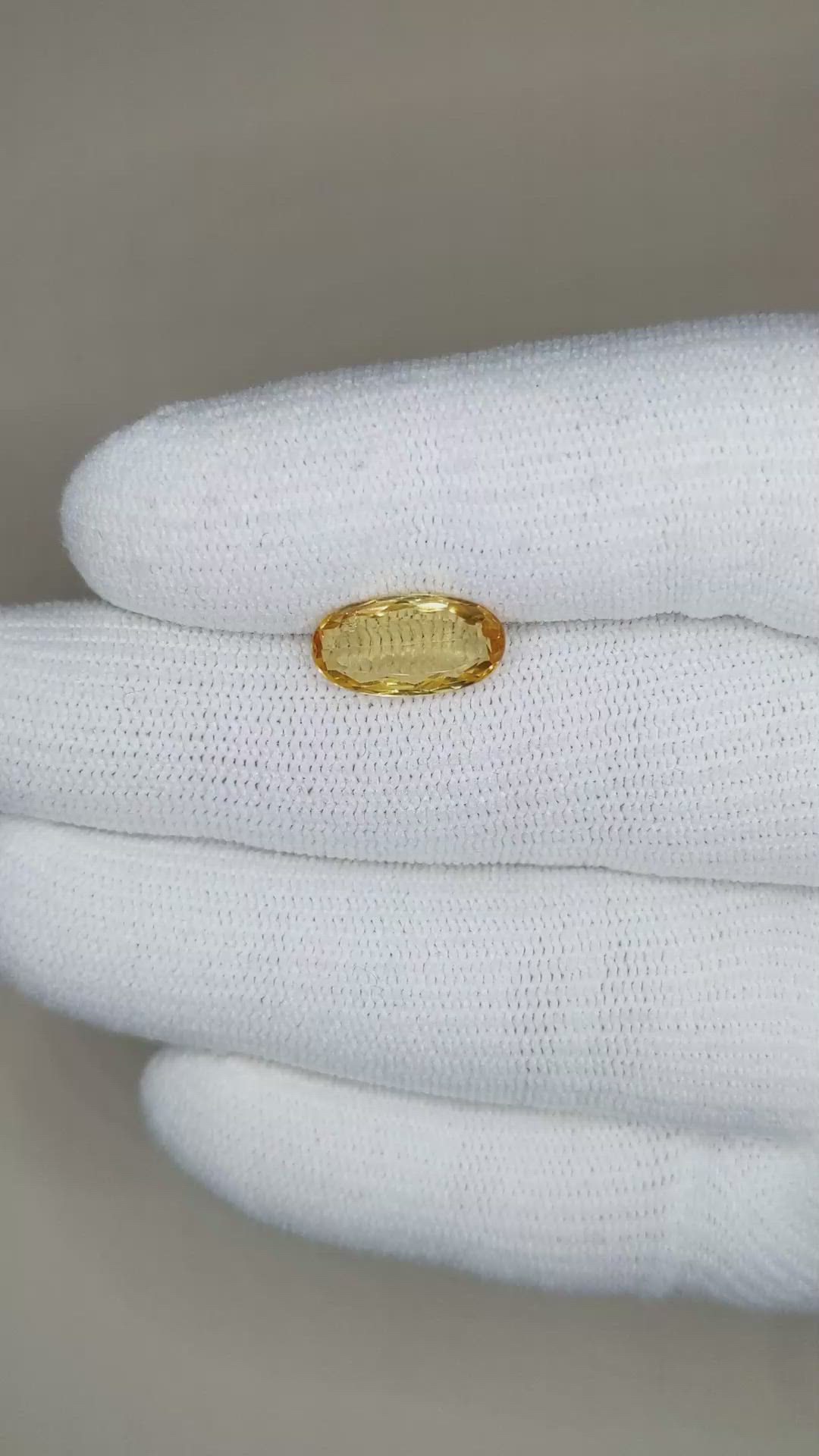 2.65 Ct. Precious Topaz from Brazil Size Video