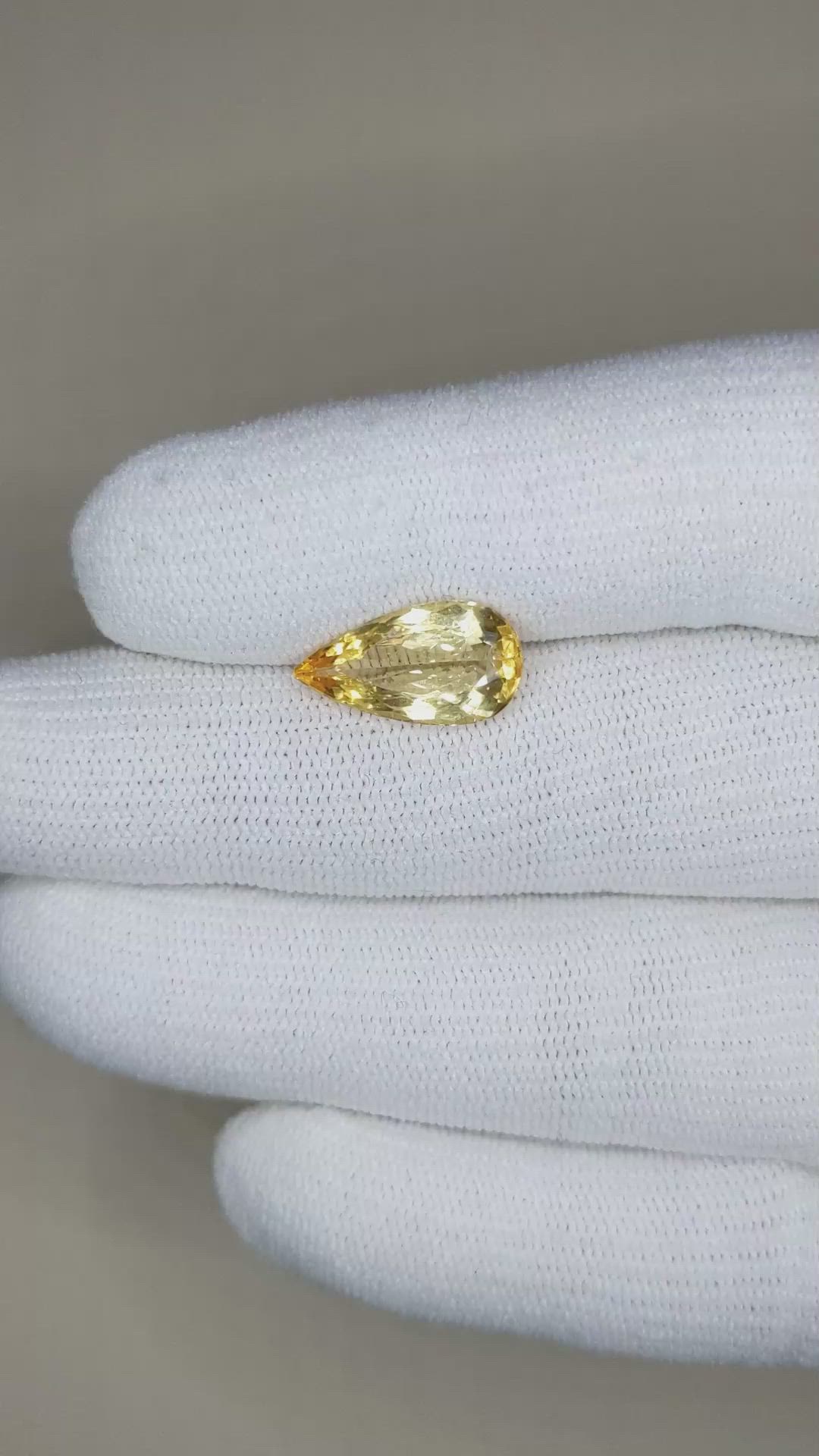 3.66 Ct. Precious Topaz from Brazil Size Video