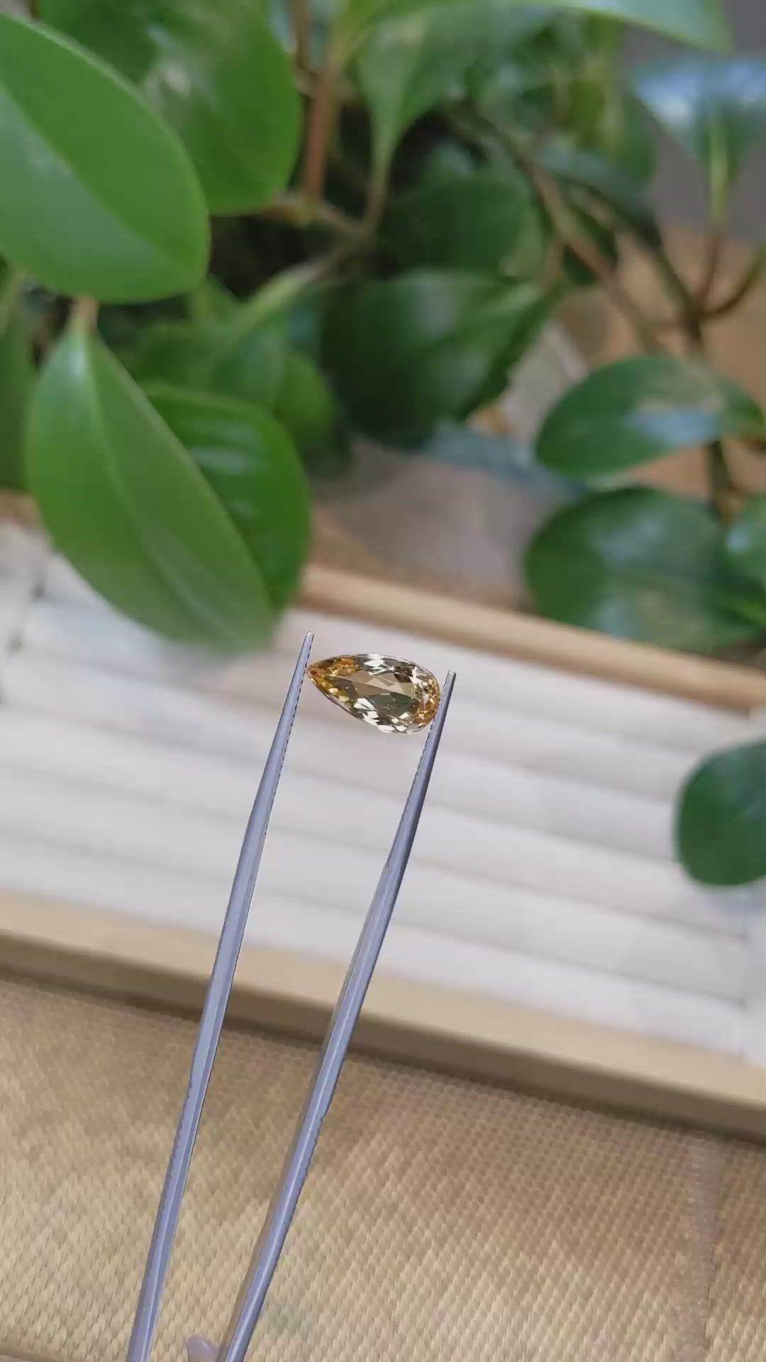 3.74 Ct. Precious Topaz from Brazil Size Video